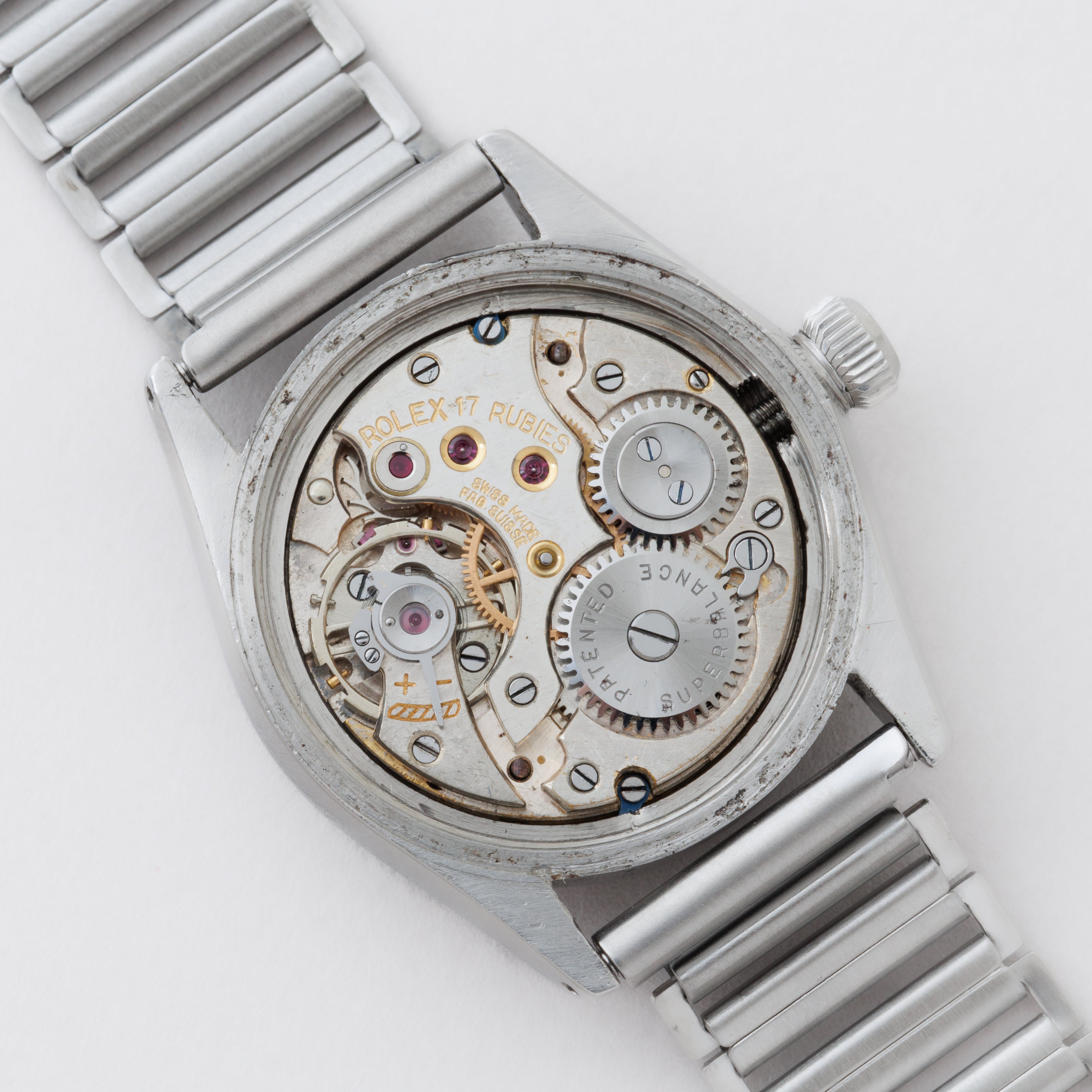 ロレックス オイスター ロイヤル クリスクロスダイヤル 1942年製 Ref.2280 社外バンブーブレス
