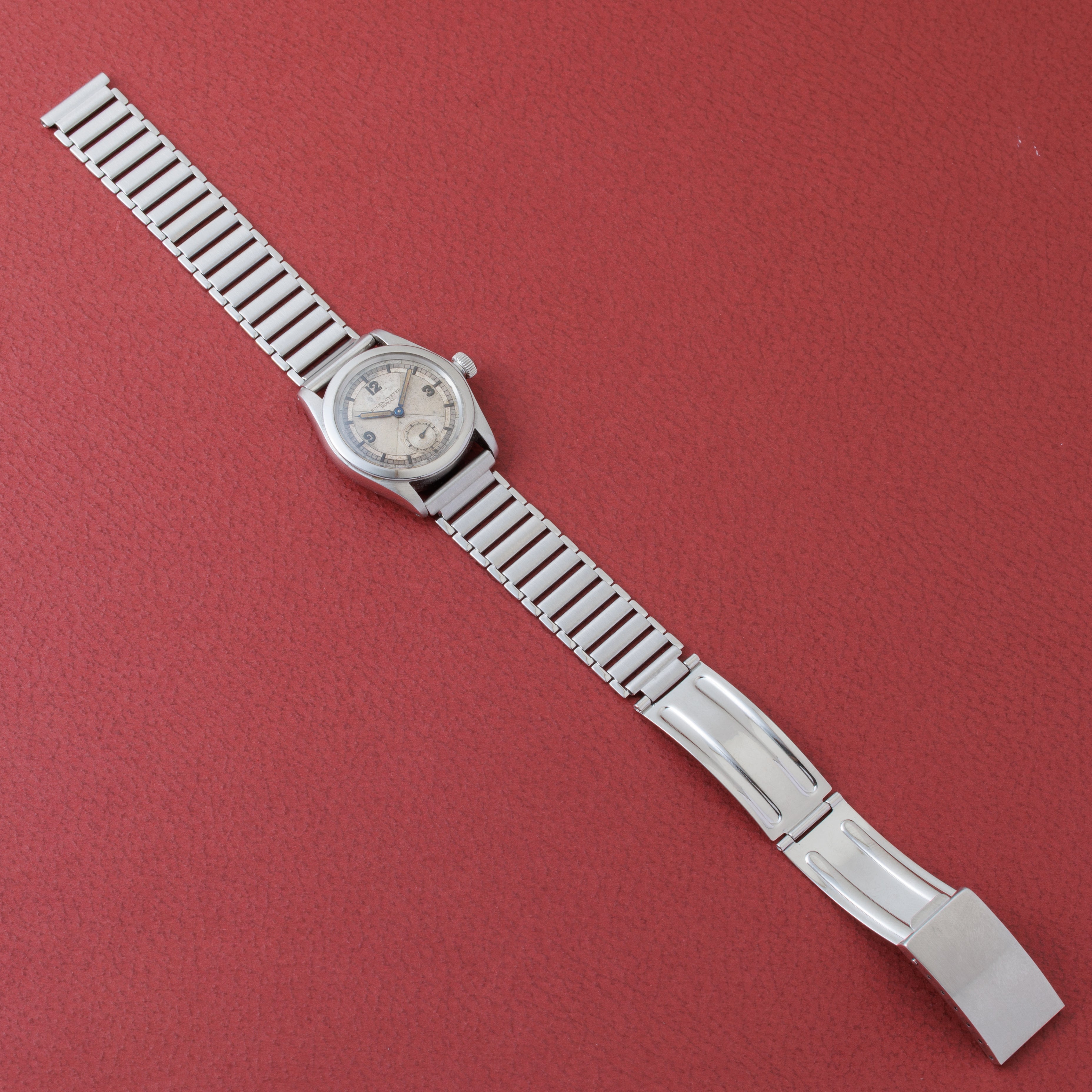 ロレックス オイスター ロイヤル クリスクロスダイヤル 1942年製 Ref.2280 社外バンブーブレス