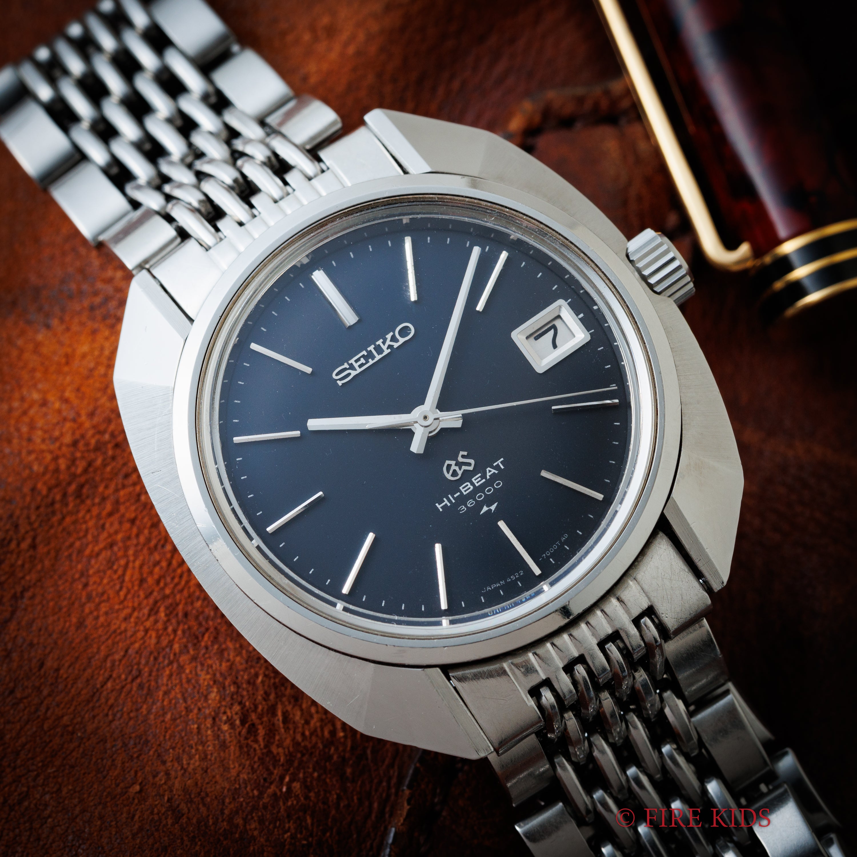 グランドセイコー ハイビート 36000 1969年製 Ref.4522-7000 45GS オクタゴンケース セイコーブレス