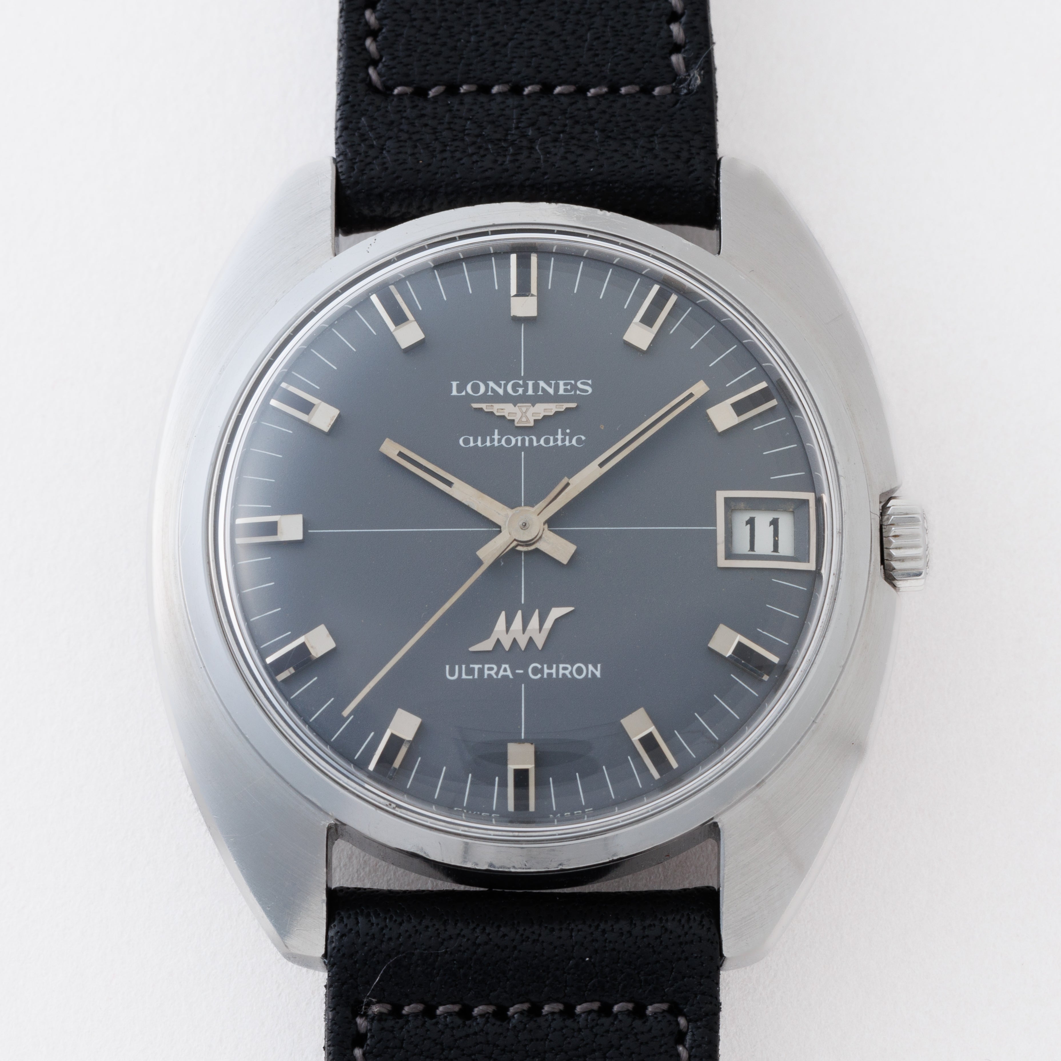 ロンジン ウルトラクロン 1969年製 Ref.9071 1 10振動自動巻き Cal.431 グレーダイヤル