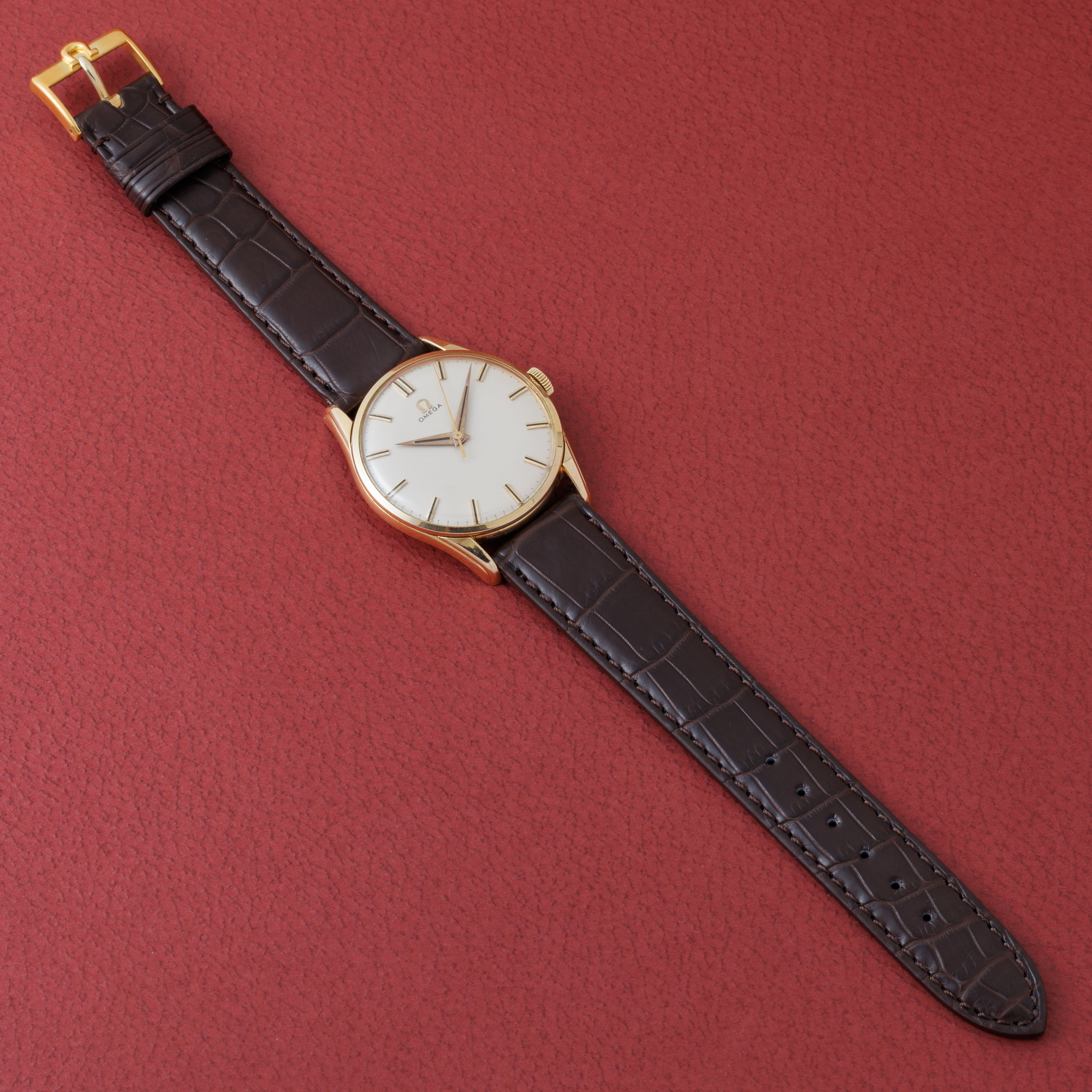 オメガ 30mmキャリバー 1958年製 金張りケース Cal.284 手巻き 昭和34年刻印