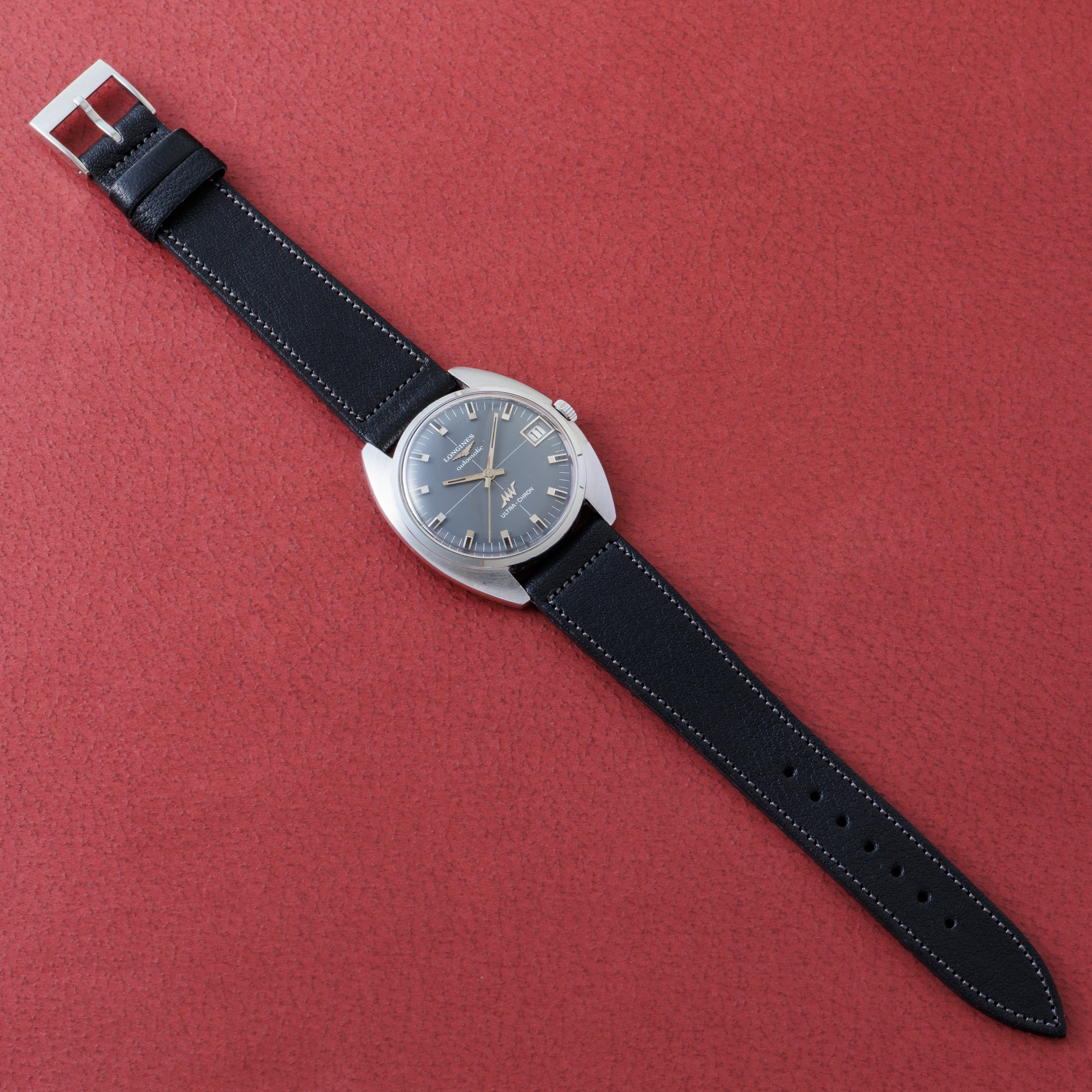 ロンジン ウルトラクロン 1969年製 Ref.9071 1 10振動自動巻き Cal.431 グレーダイヤル