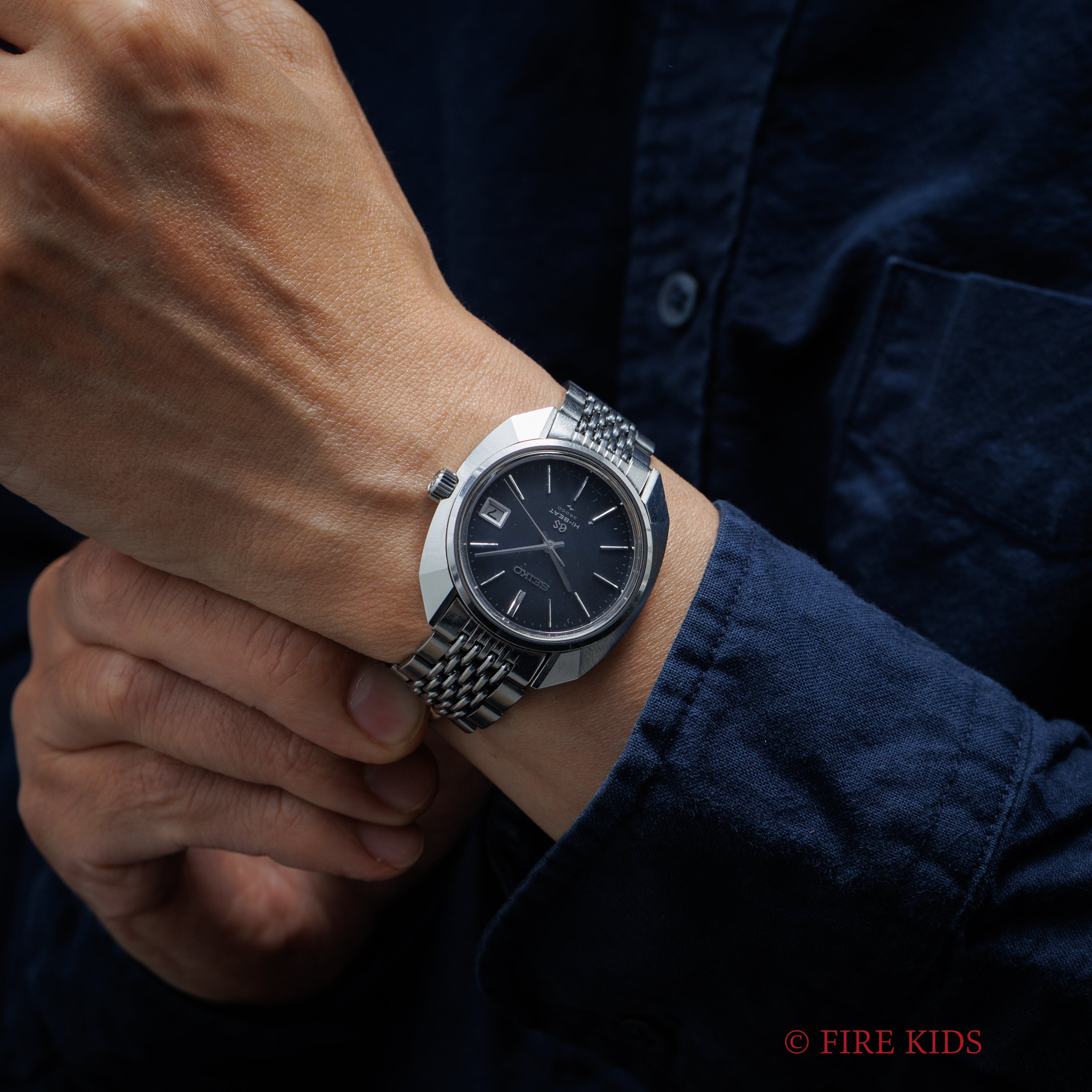 グランドセイコー ハイビート 36000 1969年製 Ref.4522-7000 45GS オクタゴンケース セイコーブレス