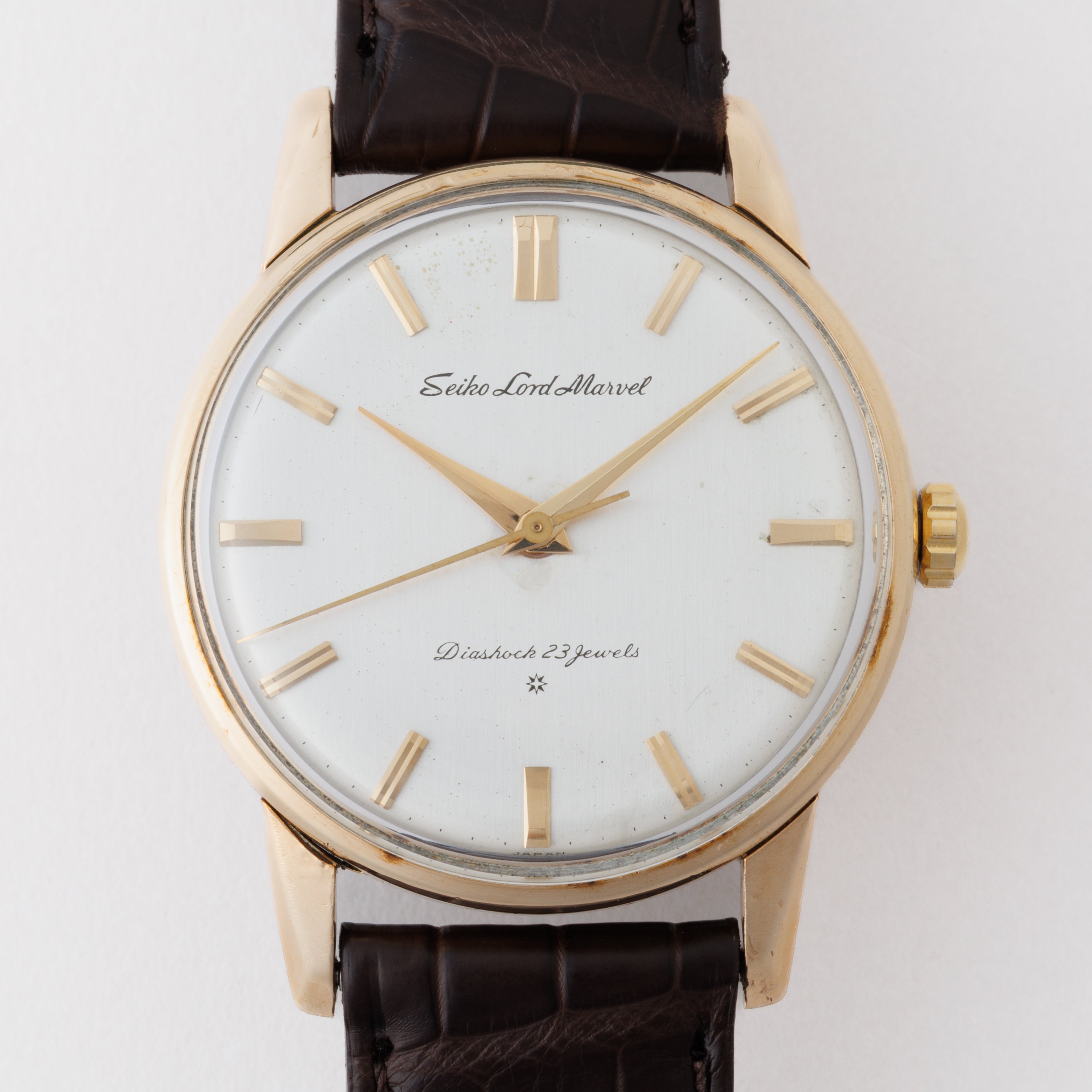 セイコー ロードマーベル 14金張り SDダイヤル