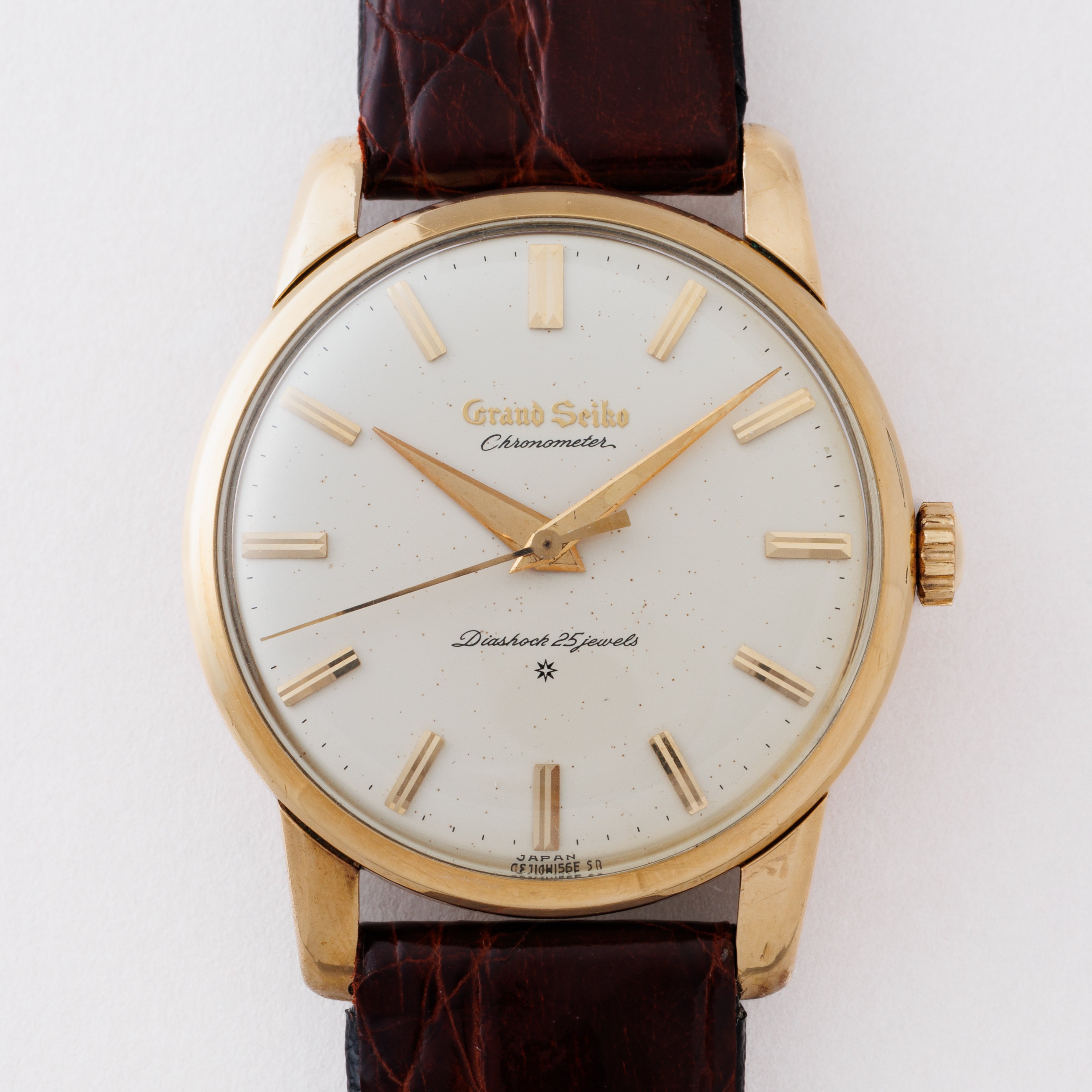 グランドセイコー ファーストモデル 1961年製 Ref.J14070E GS アップライトダイヤル 歩度証明書付き