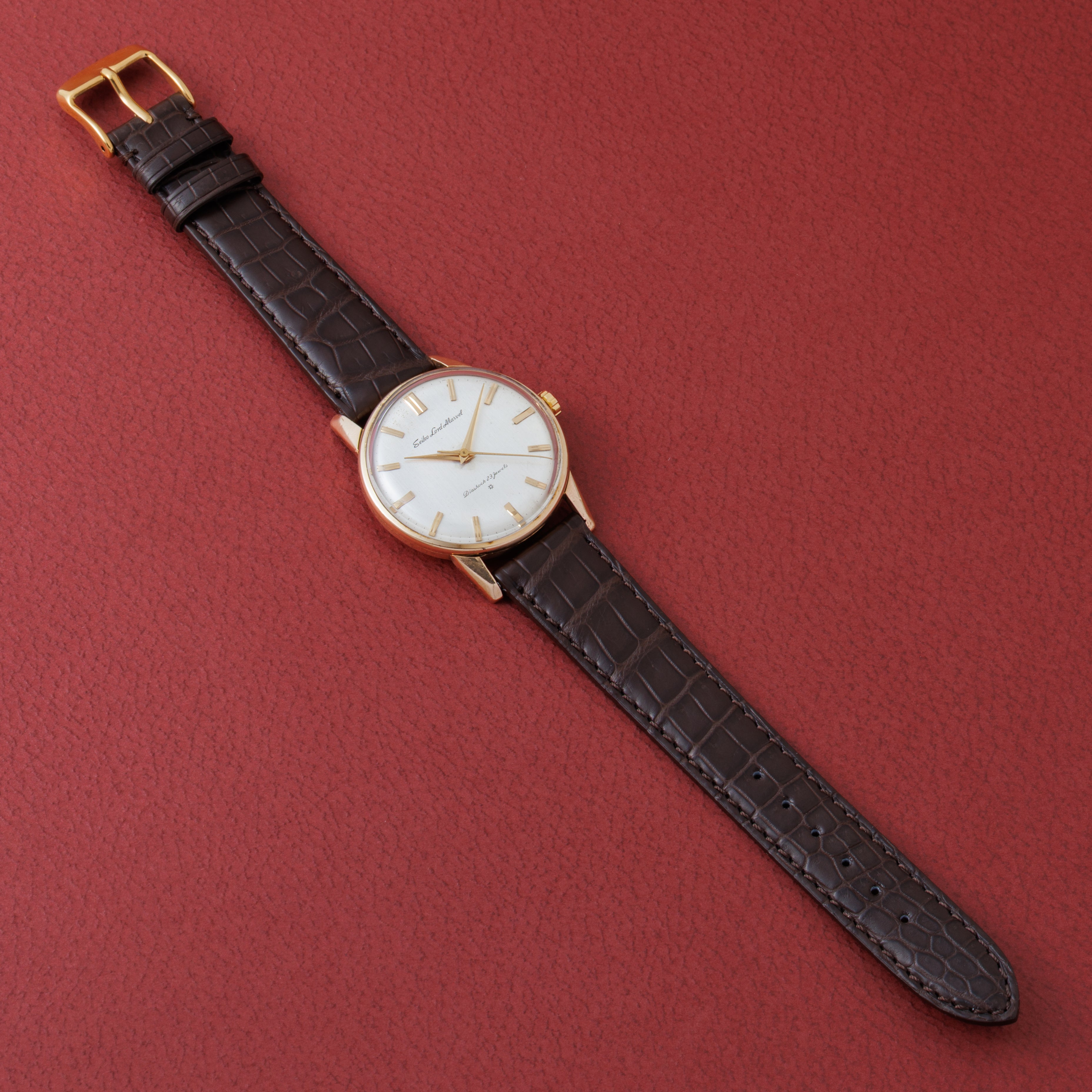 セイコー ロードマーベル 14金張り SDダイヤル