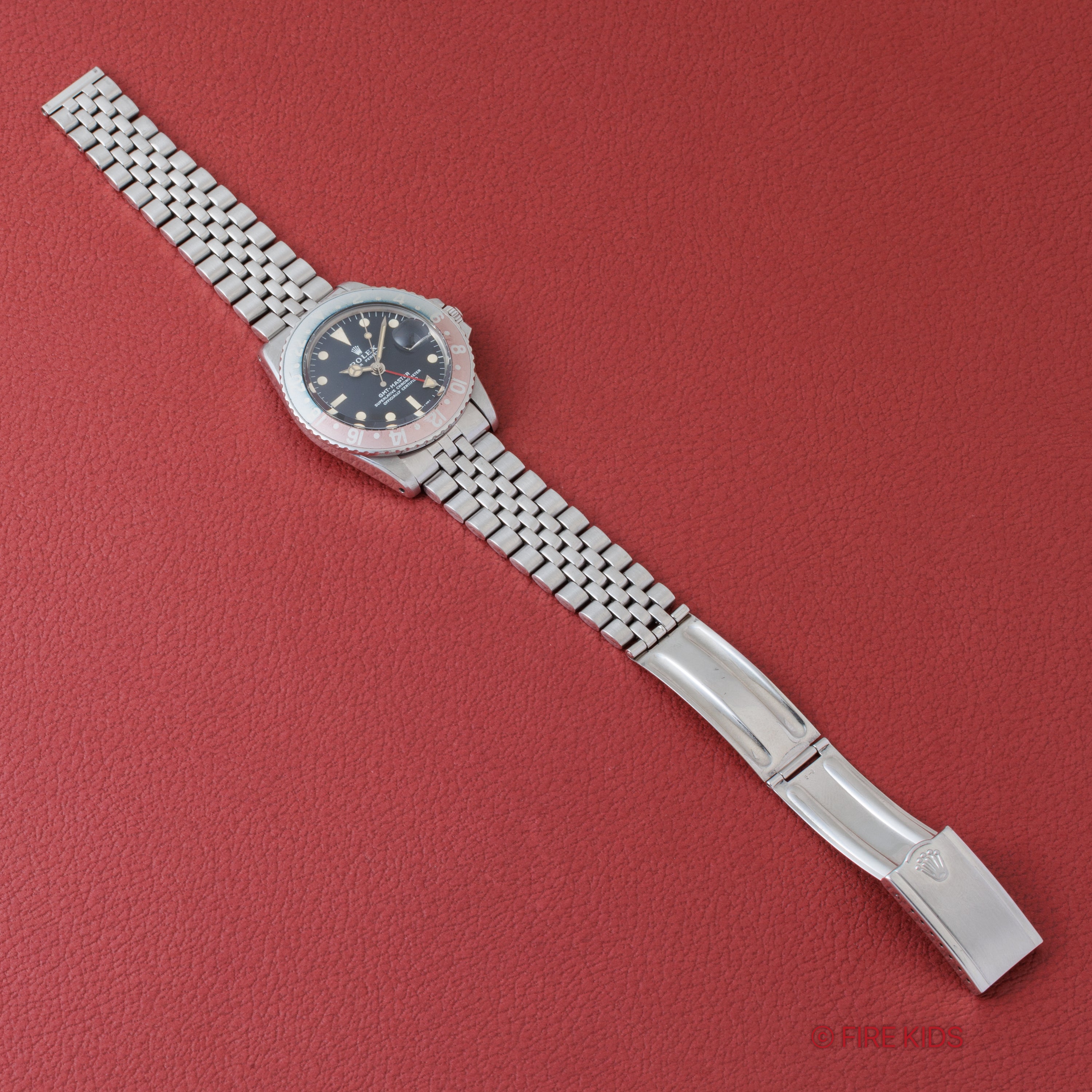 ロレックス GMTマスター 自動巻き 1970年製 Ref.1675 2型ダイヤル ペプシベゼル USAジュビリーブレス