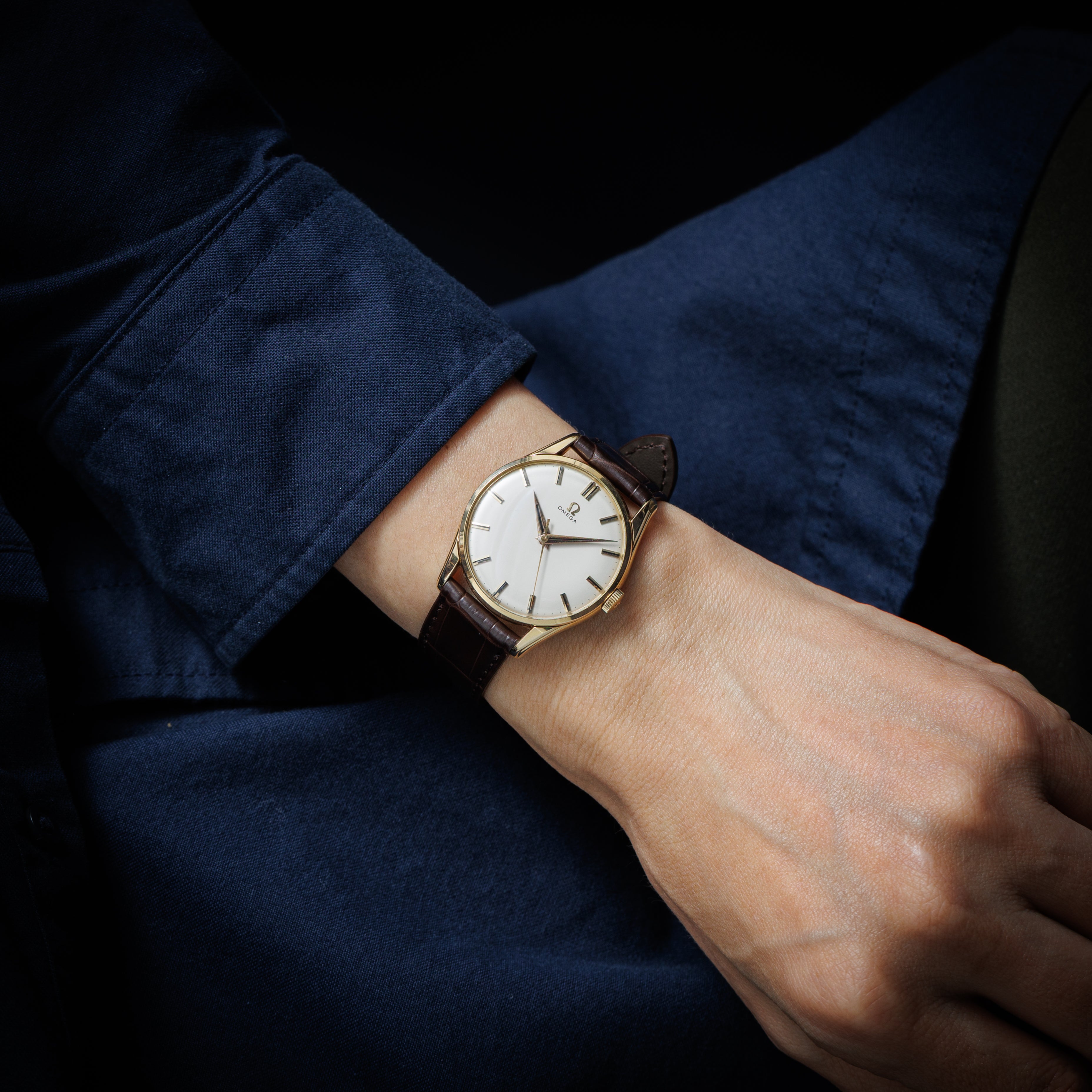 オメガ 30mmキャリバー 1958年製 金張りケース Cal.284 手巻き 昭和34年刻印