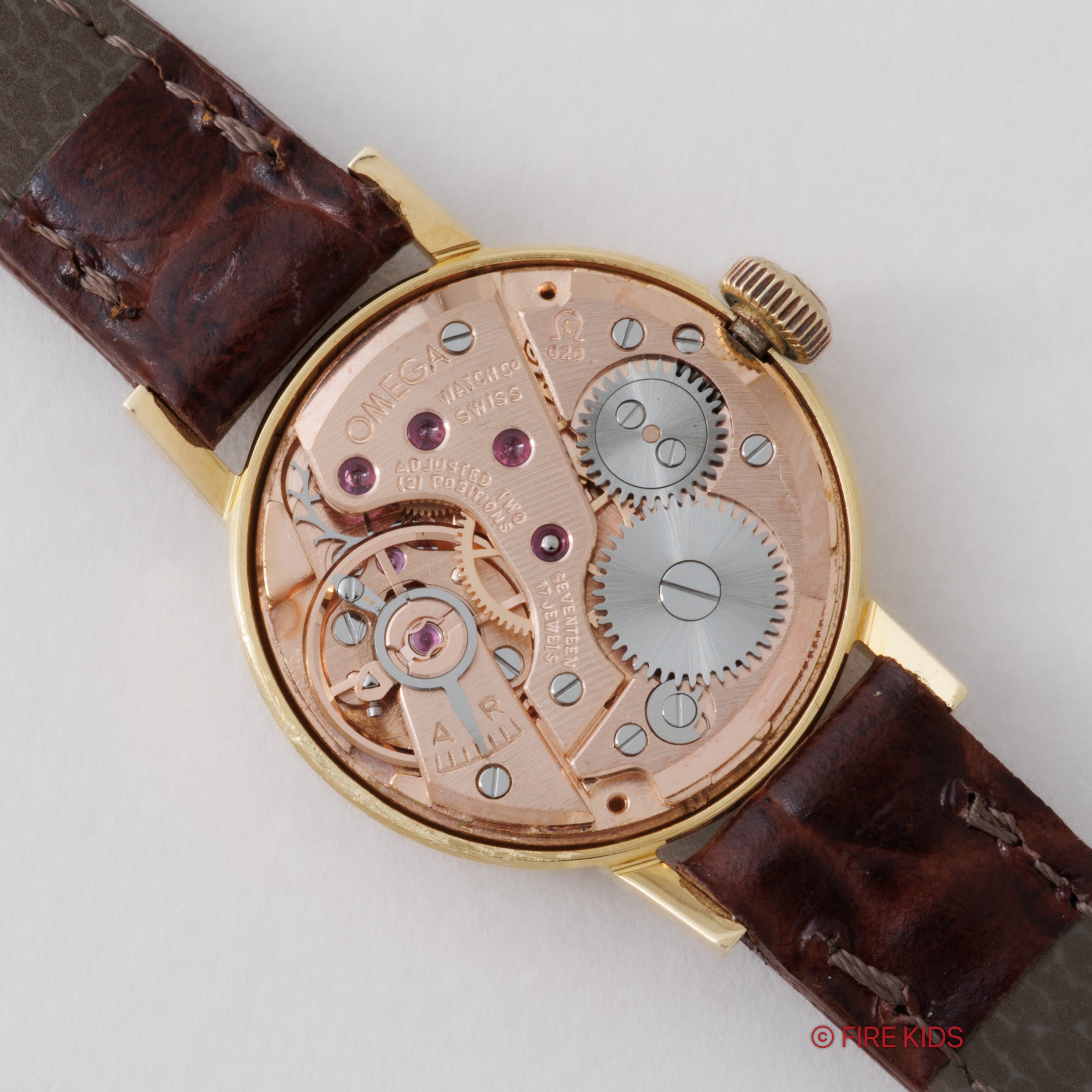 オメガ ジュネーブ マイスターWネーム レディース 18金無垢 1967年製 手巻き カットガラス Ref.511.122