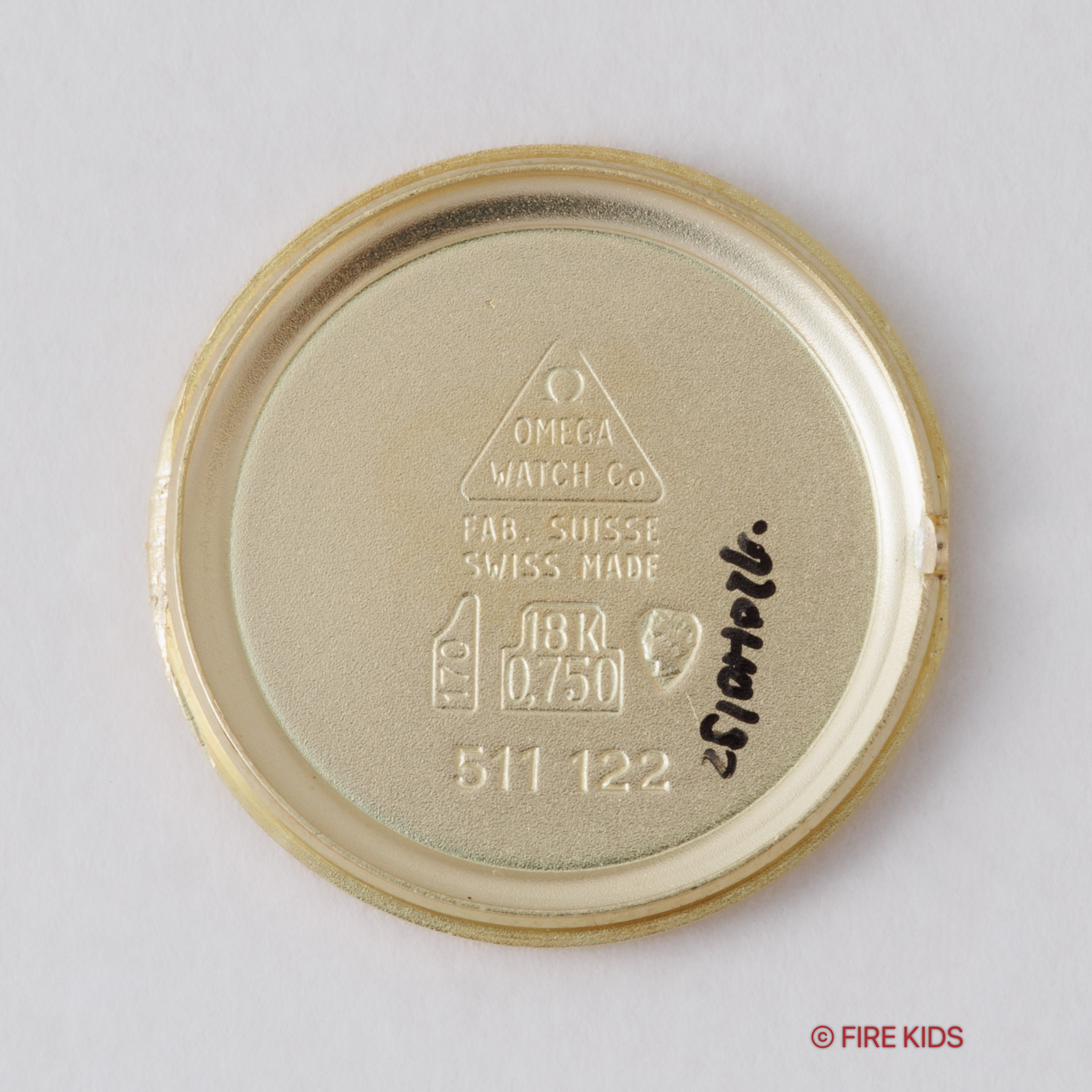 オメガ ジュネーブ マイスターWネーム レディース 18金無垢 1967年製 手巻き カットガラス Ref.511.122