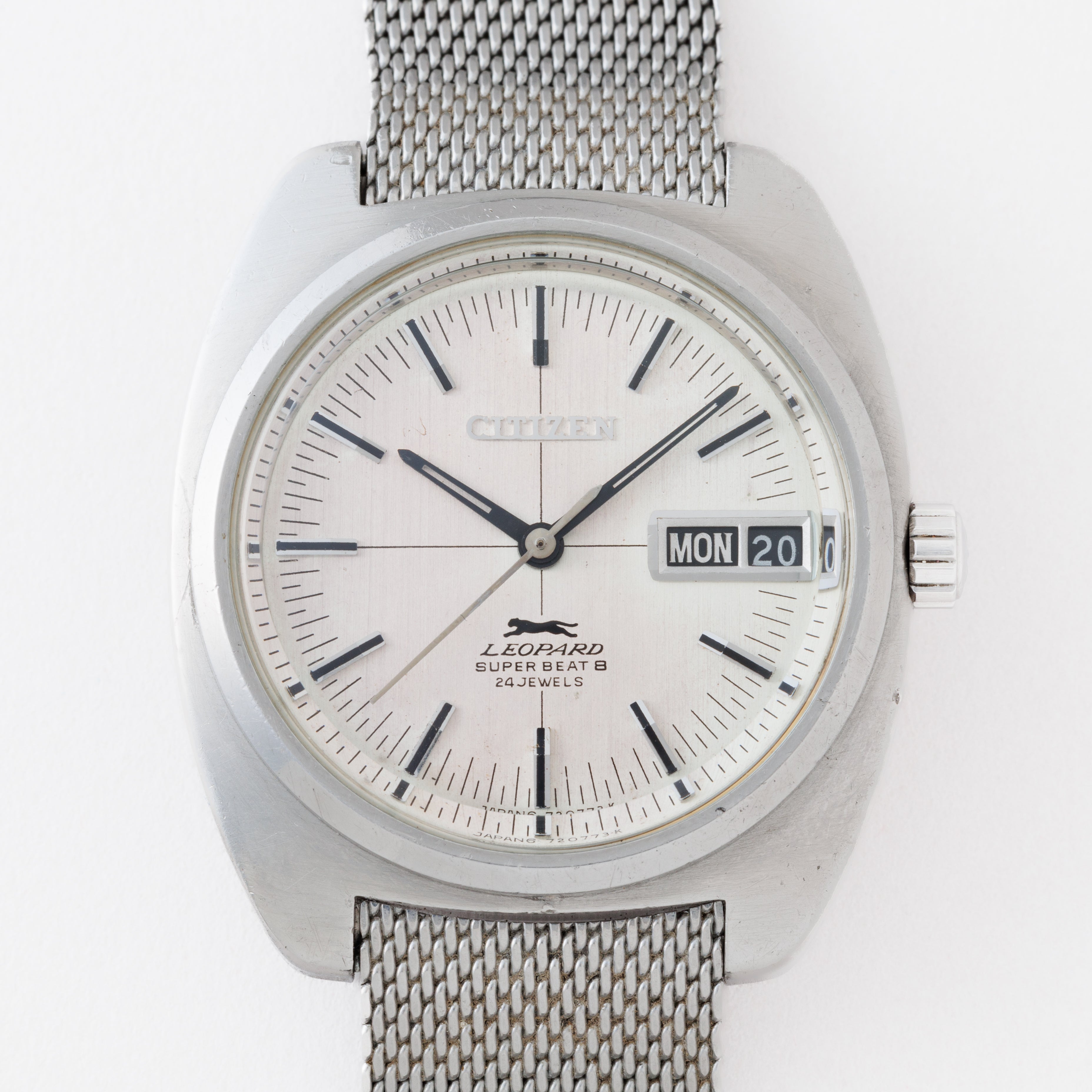 シチズン レオパール スーパービート8 1971年製 Ref.4-720539-Y 8振動自動巻き 純正ブレス