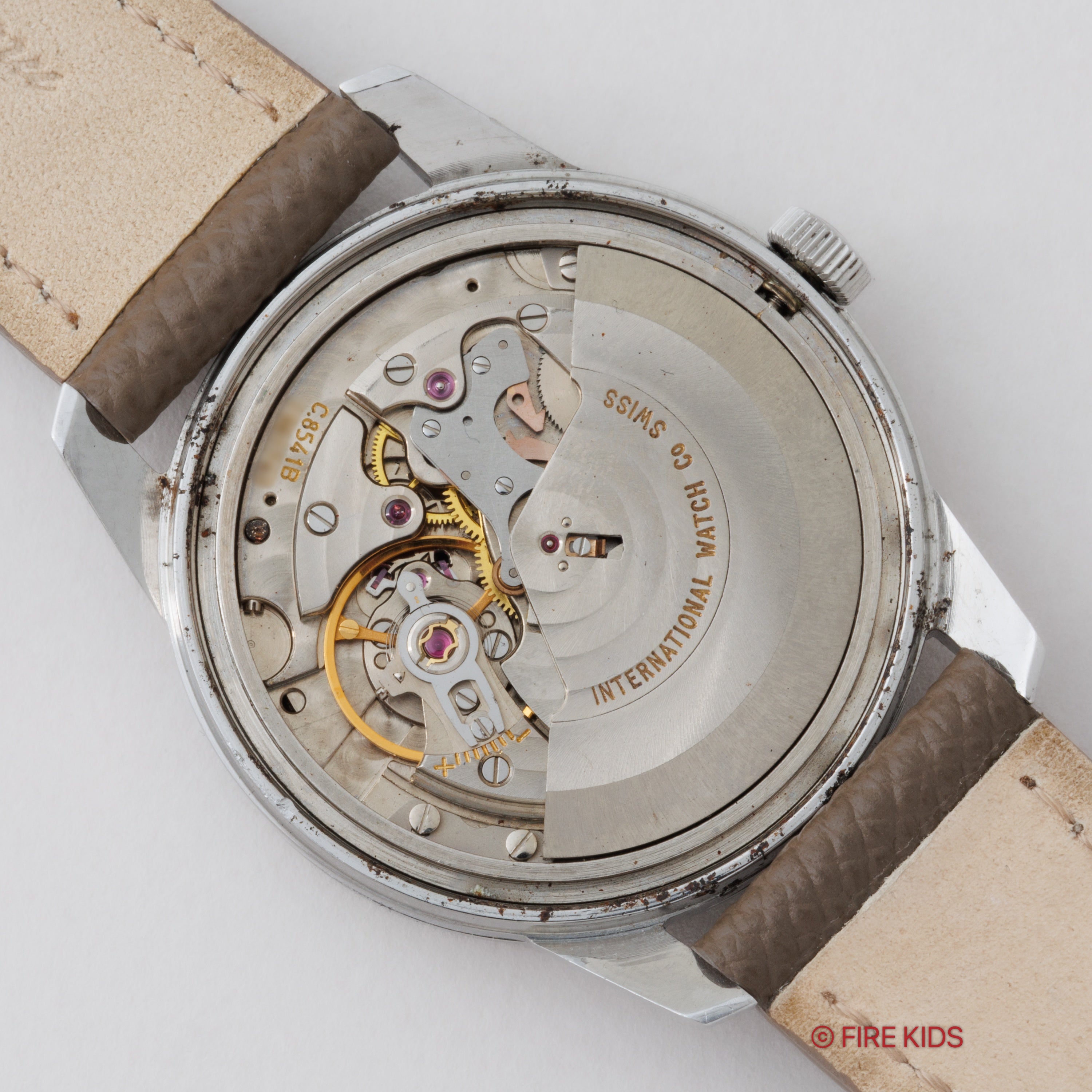 IWC ラウンドケース 1970年製(昭和45年製)ペラトン式自動巻 Ref.R810AD シルバーダイヤル