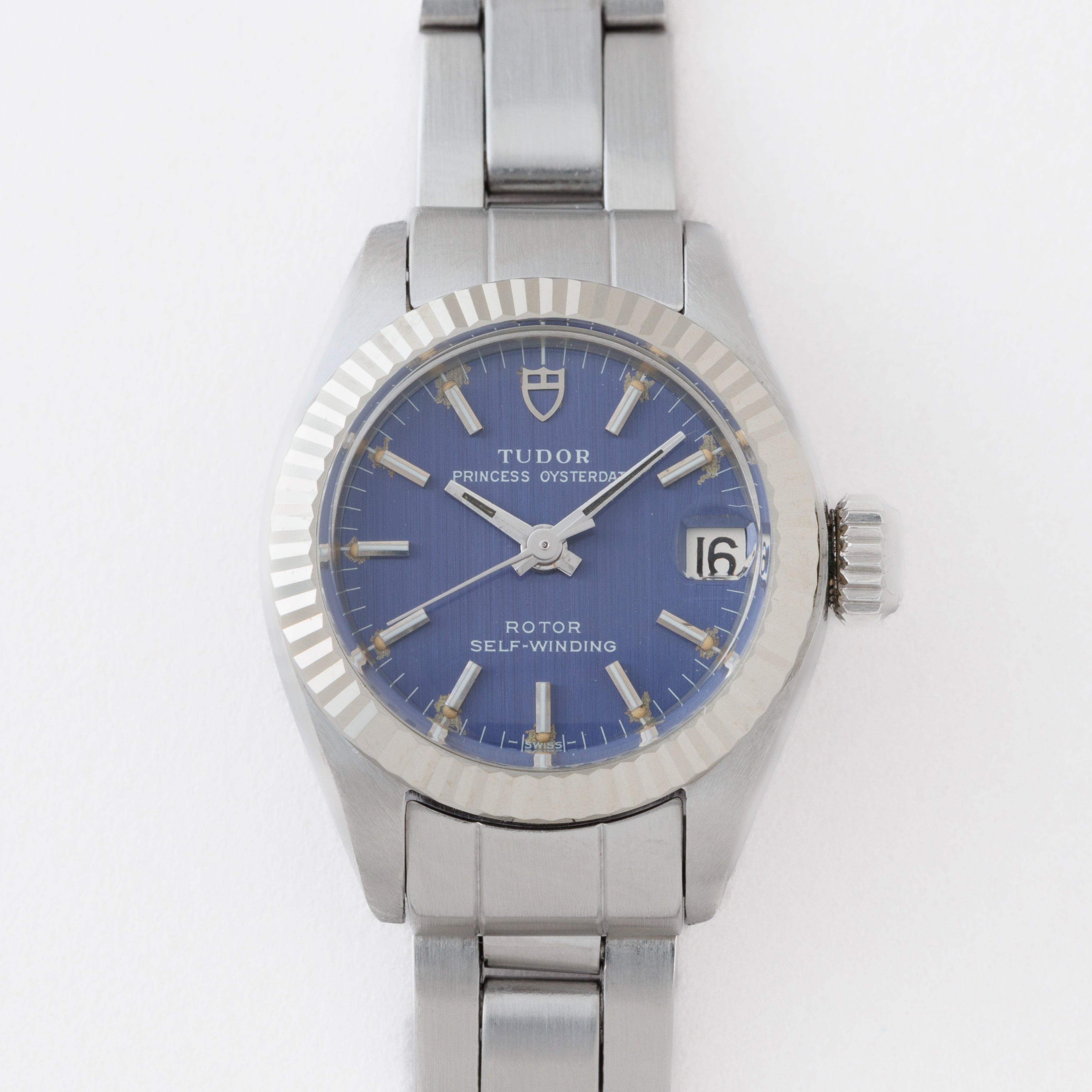 チューダー プリンセス オイスターデイト 1974年製 Ref.7607/4 レディース パープルダイヤル