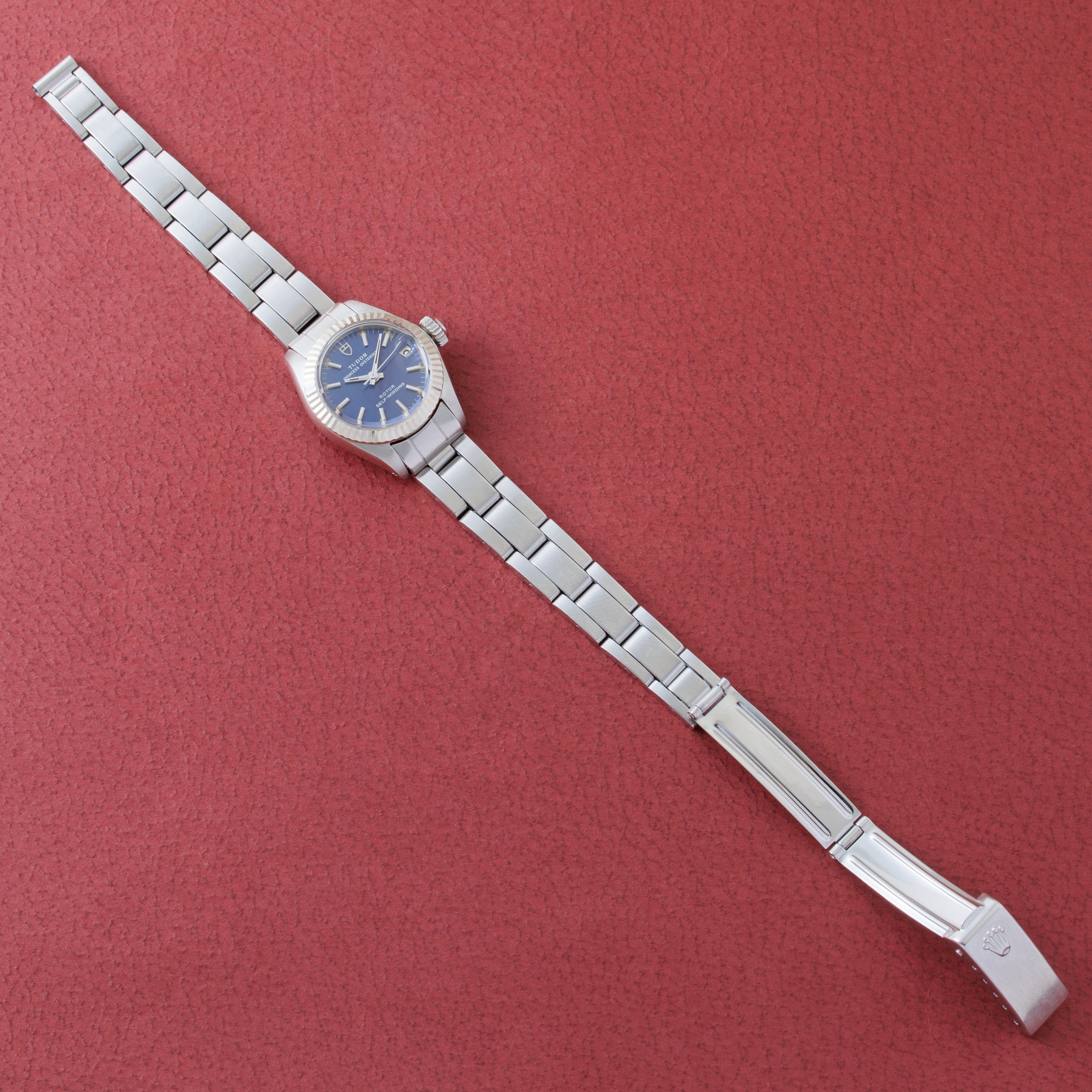 チューダー プリンセス オイスターデイト 1974年製 Ref.7607/4 レディース パープルダイヤル