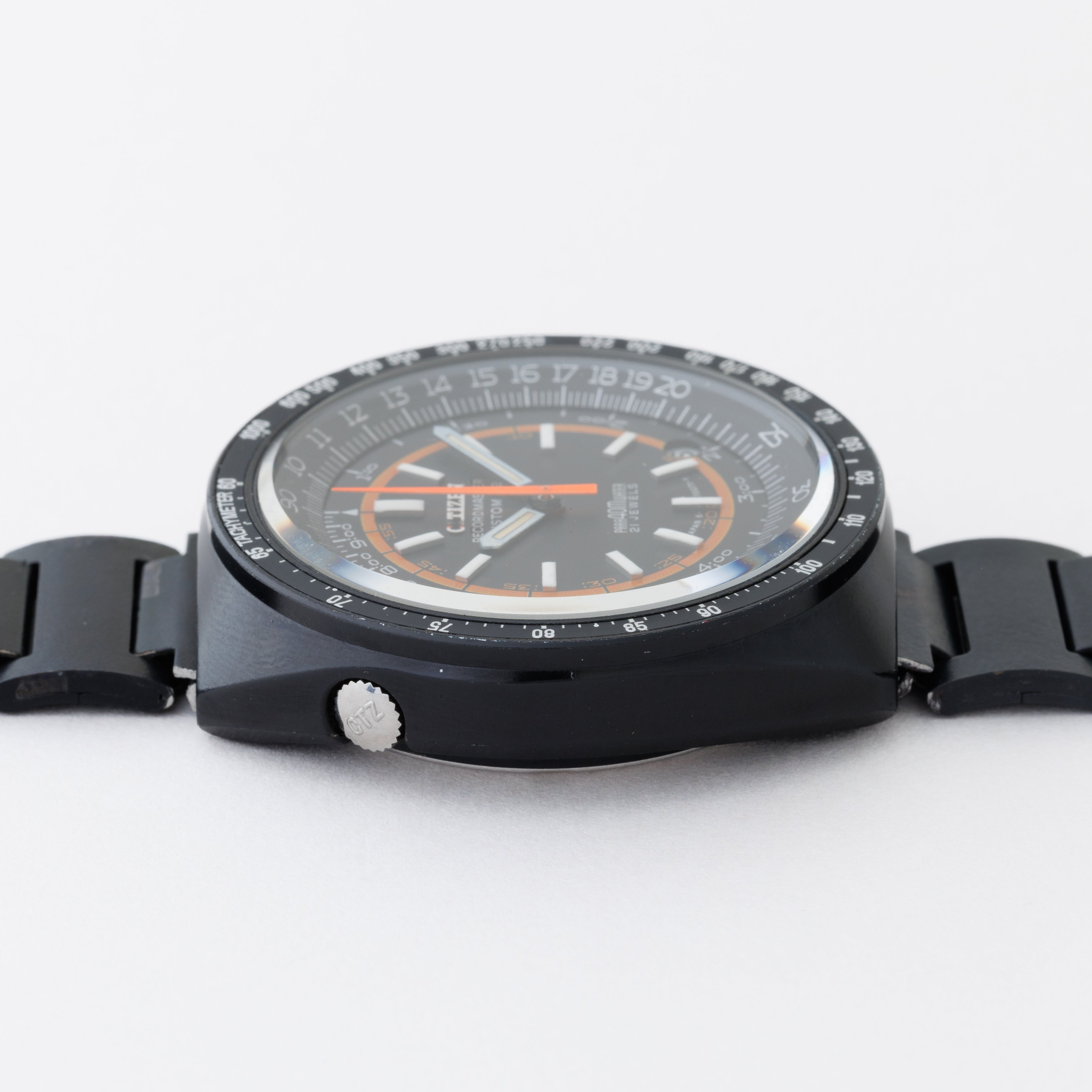 シチズン レコードマスター カスタムV2 1971年製 Ref.4-570057TA ブラッキーケース ブレス付き