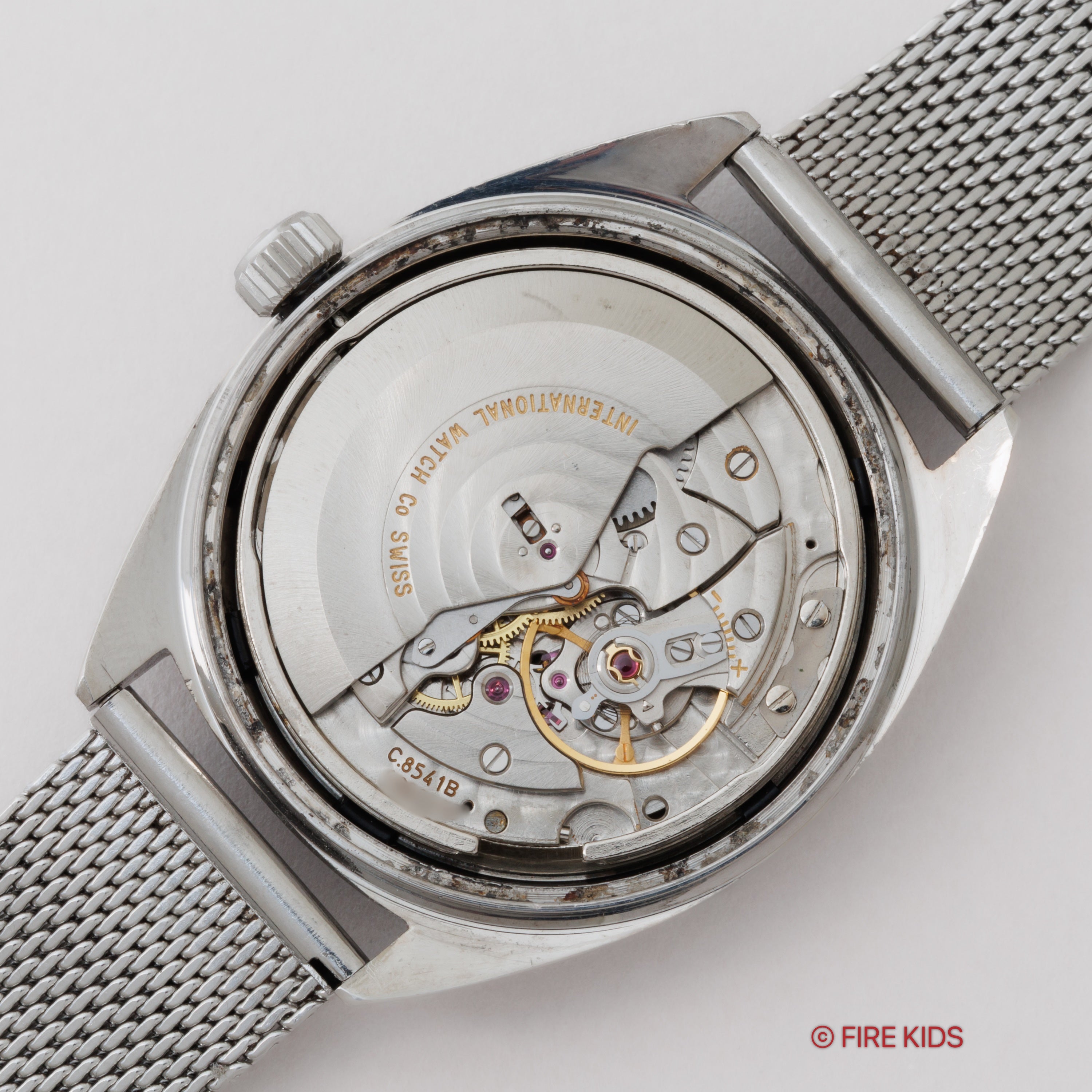 IWC ヨットクラブ ブルーマーブル 1969年製 ペラトン式自動巻 純正メッシュブレス