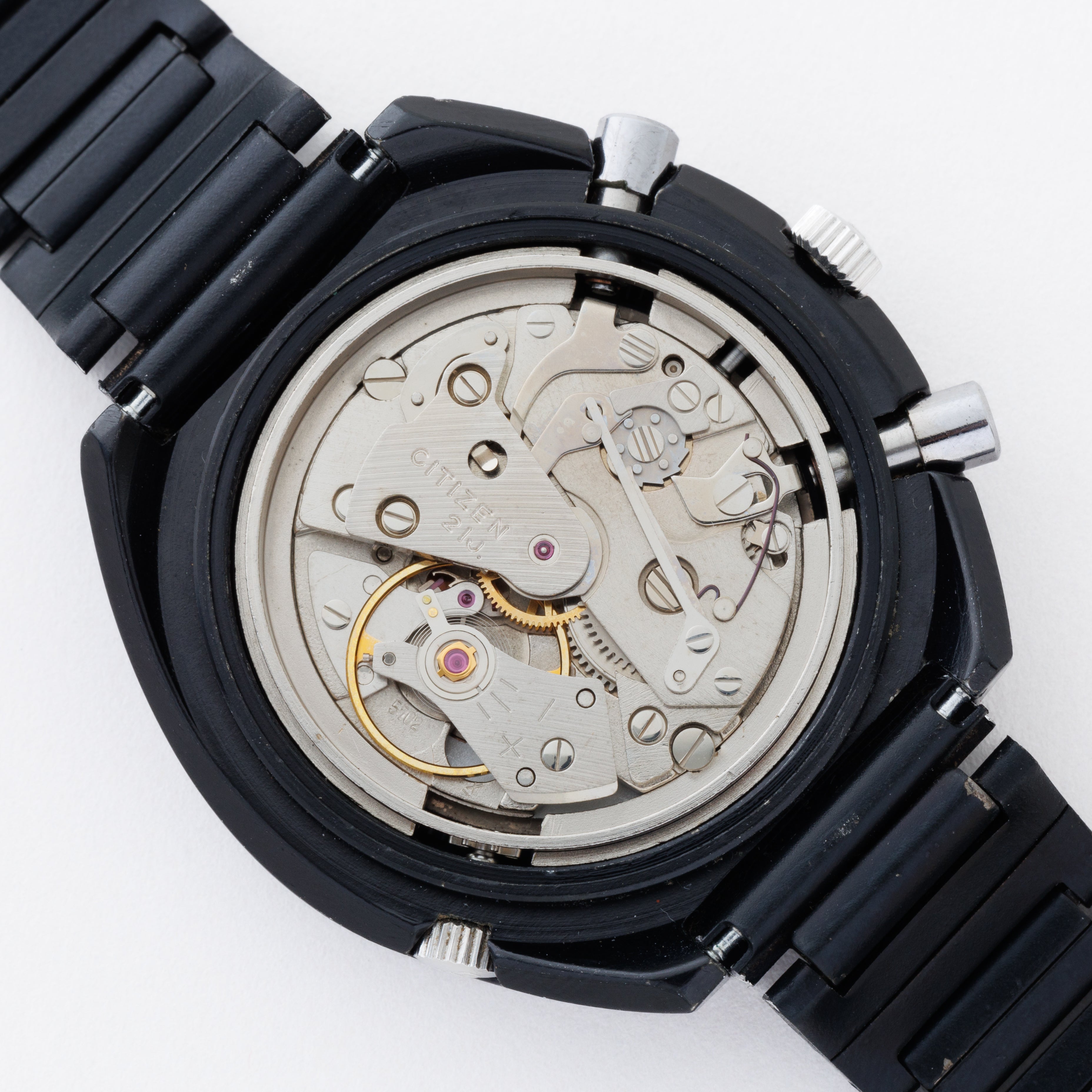 シチズン レコードマスター カスタムV2 1971年製 Ref.4-570057TA ブラッキーケース ブレス付き