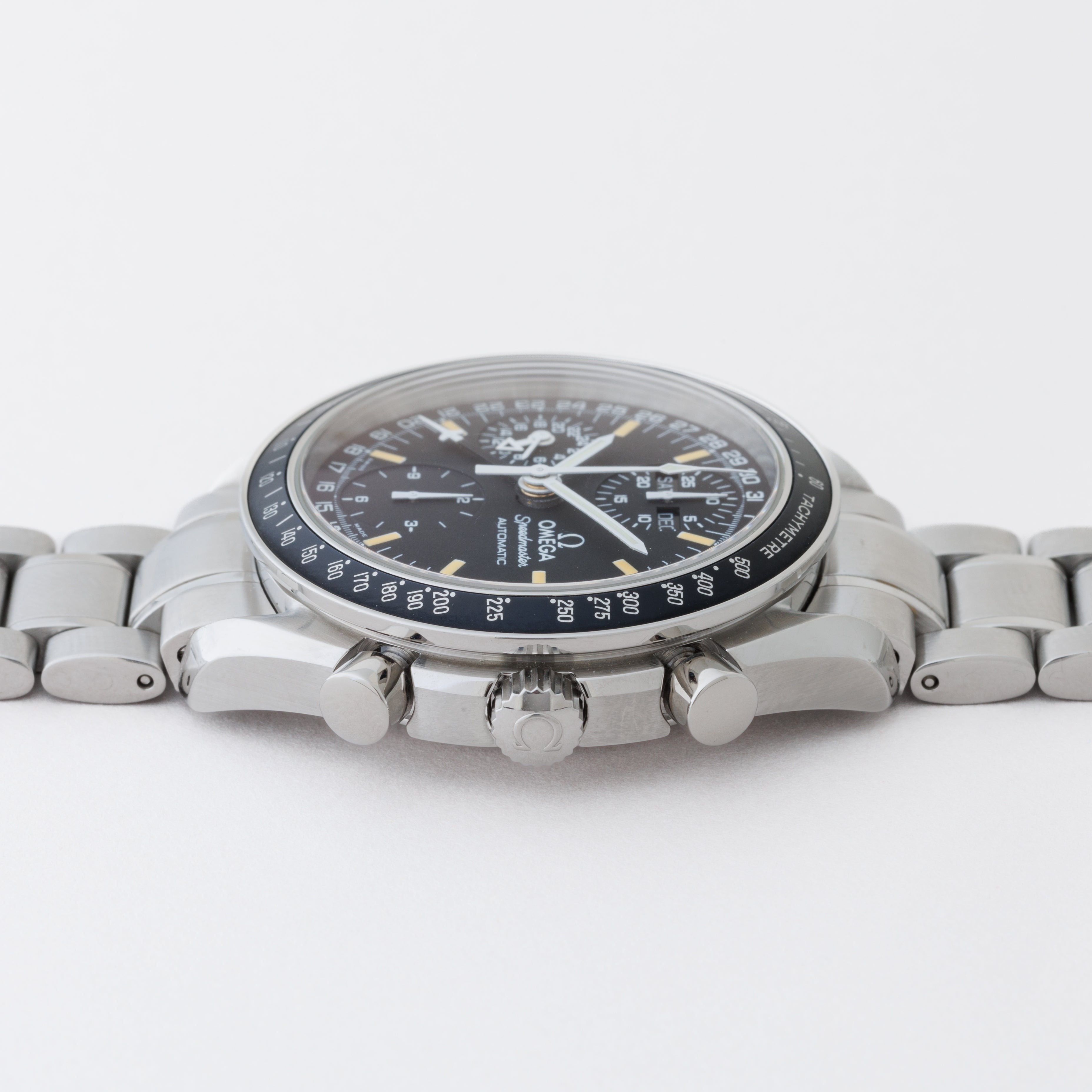 オメガ スピードマスター マーク40 1997年製 Ref.3520.50.00 箱、ギャラ付き