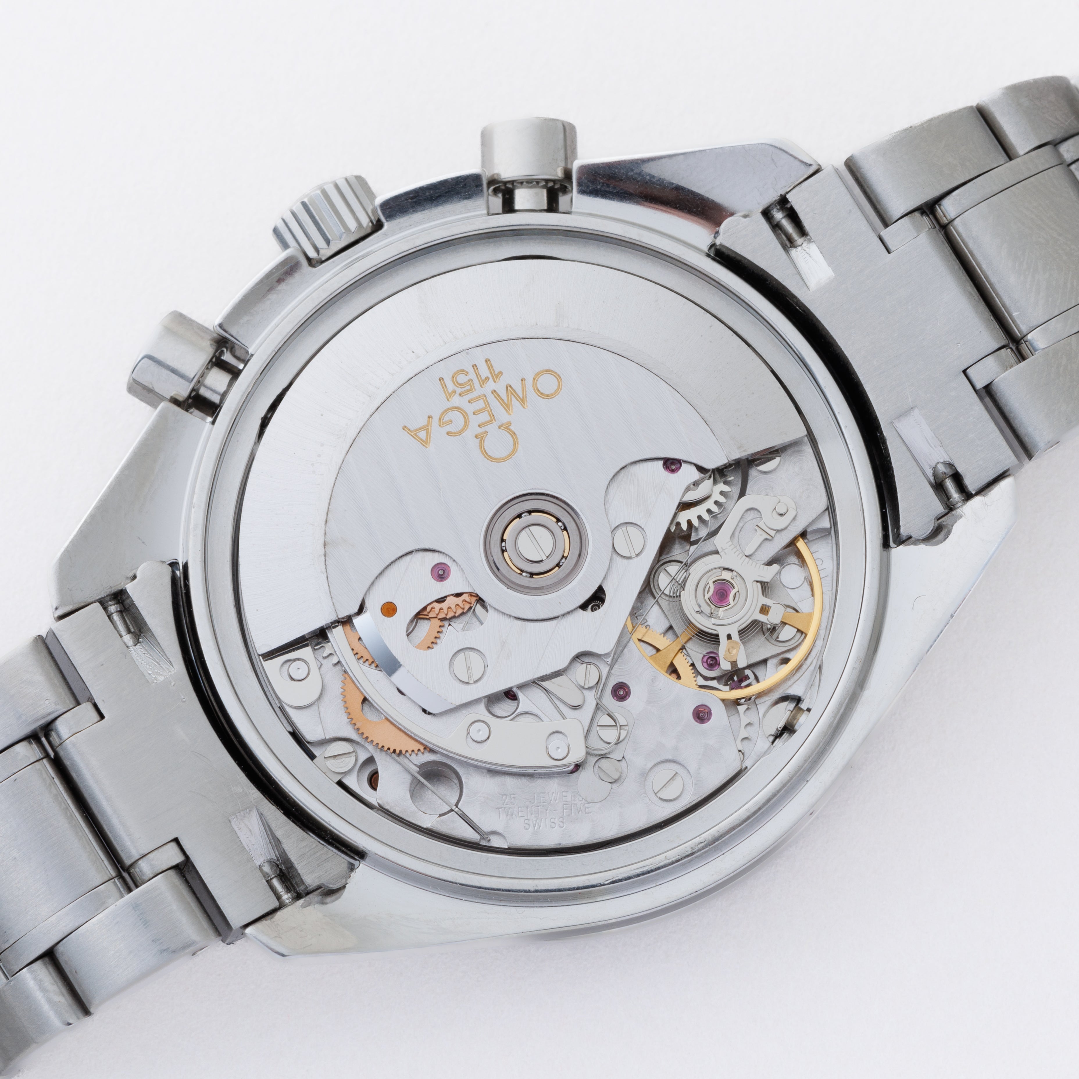 オメガ スピードマスター マーク40 1997年製 Ref.3520.50.00 箱、ギャラ付き