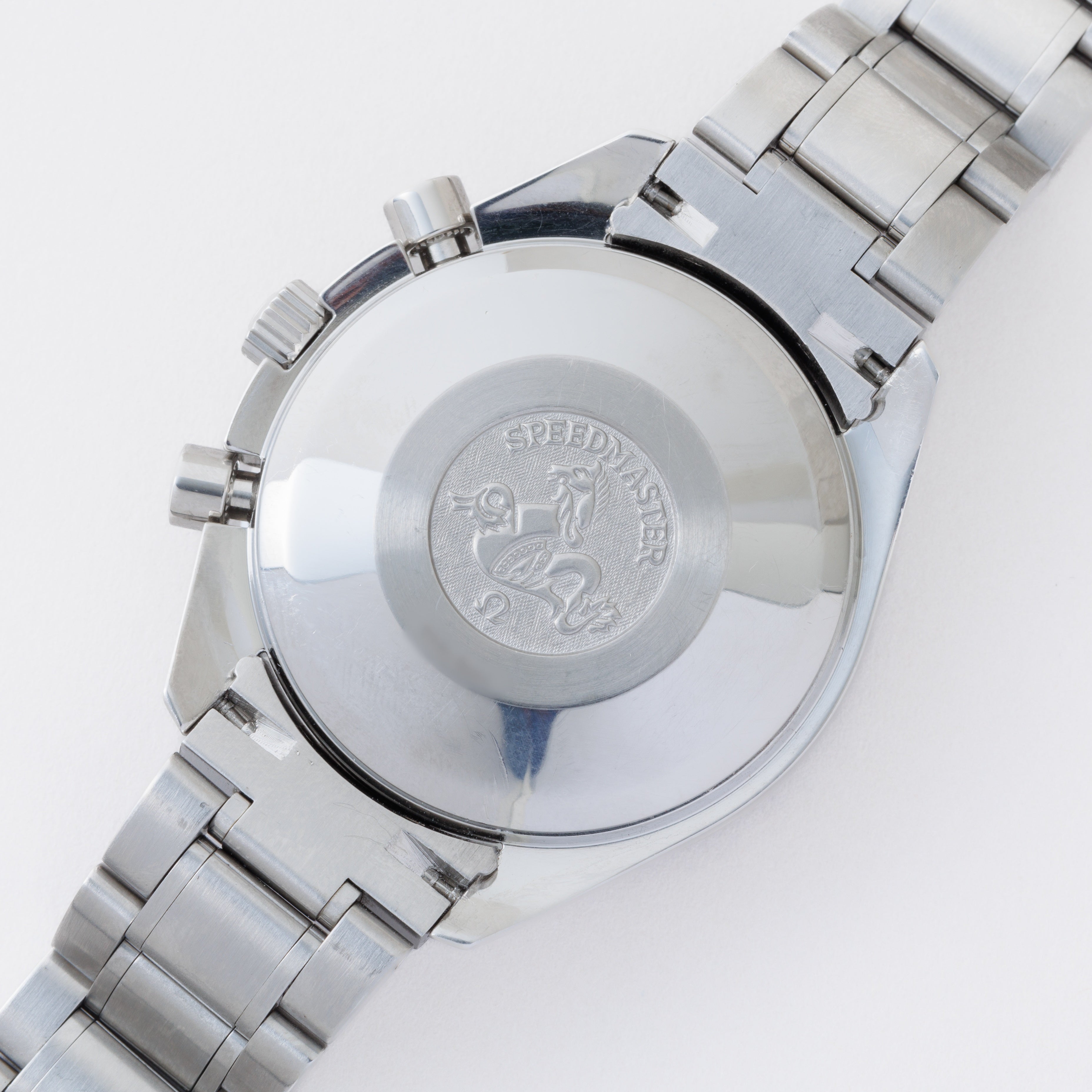 オメガ スピードマスター マーク40 1997年製 Ref.3520.50.00 箱、ギャラ付き