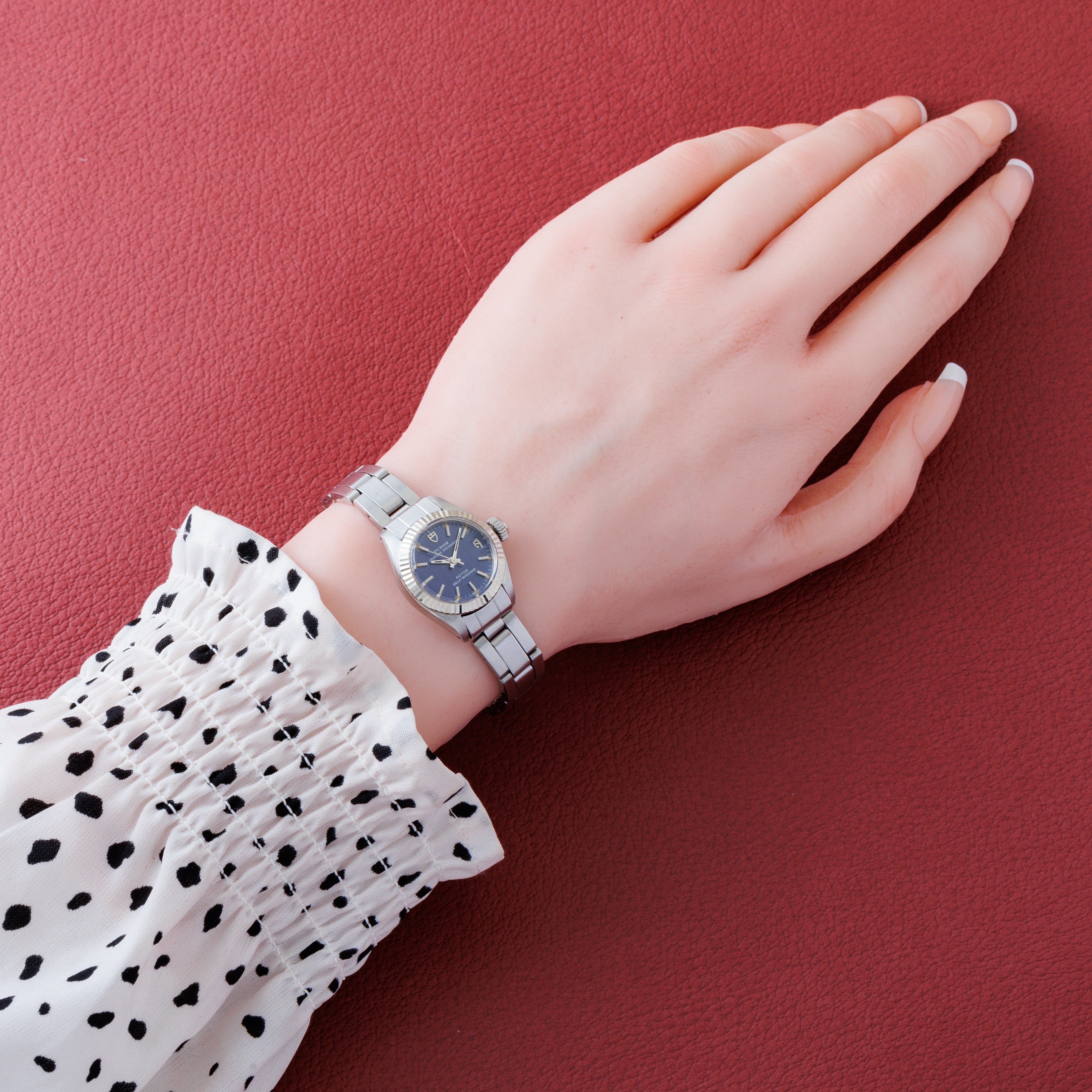 チューダー プリンセス オイスターデイト 1974年製 Ref.7607/4 レディース パープルダイヤル