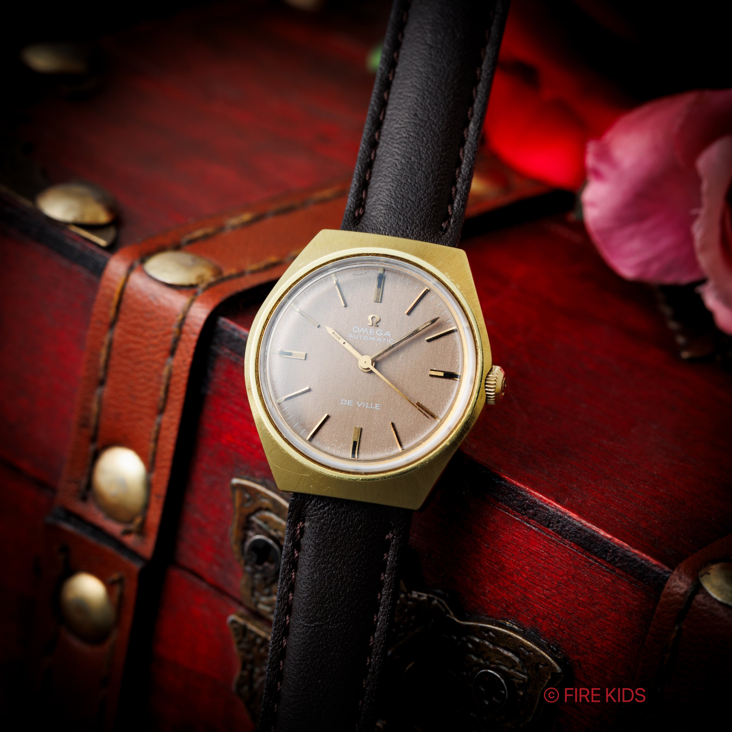 OMEGA De Ville レディース時計 オメガ デヴィル レディースオートマチック グレーダイヤル 1969