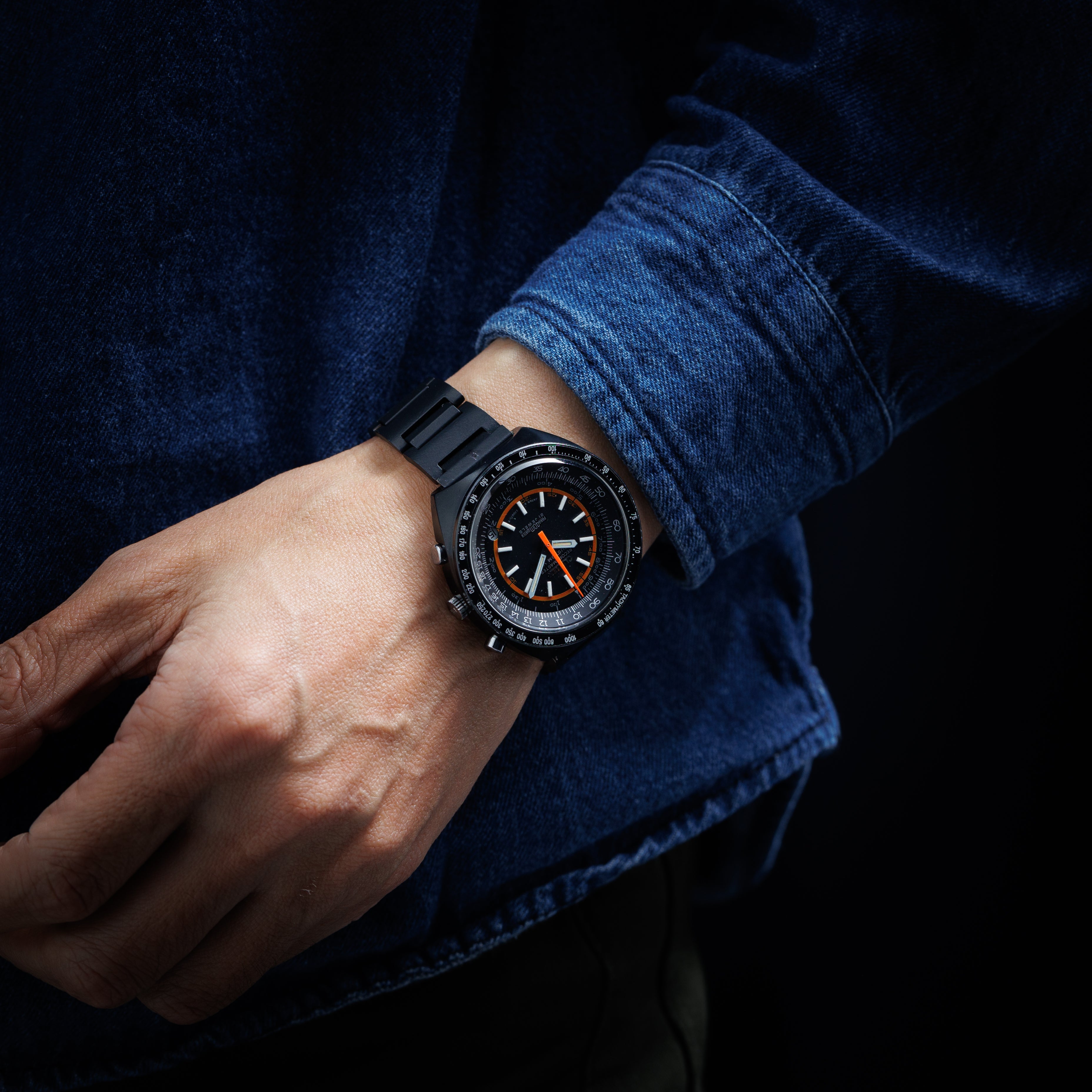 シチズン レコードマスター カスタムV2 1971年製 Ref.4-570057TA ブラッキーケース ブレス付き