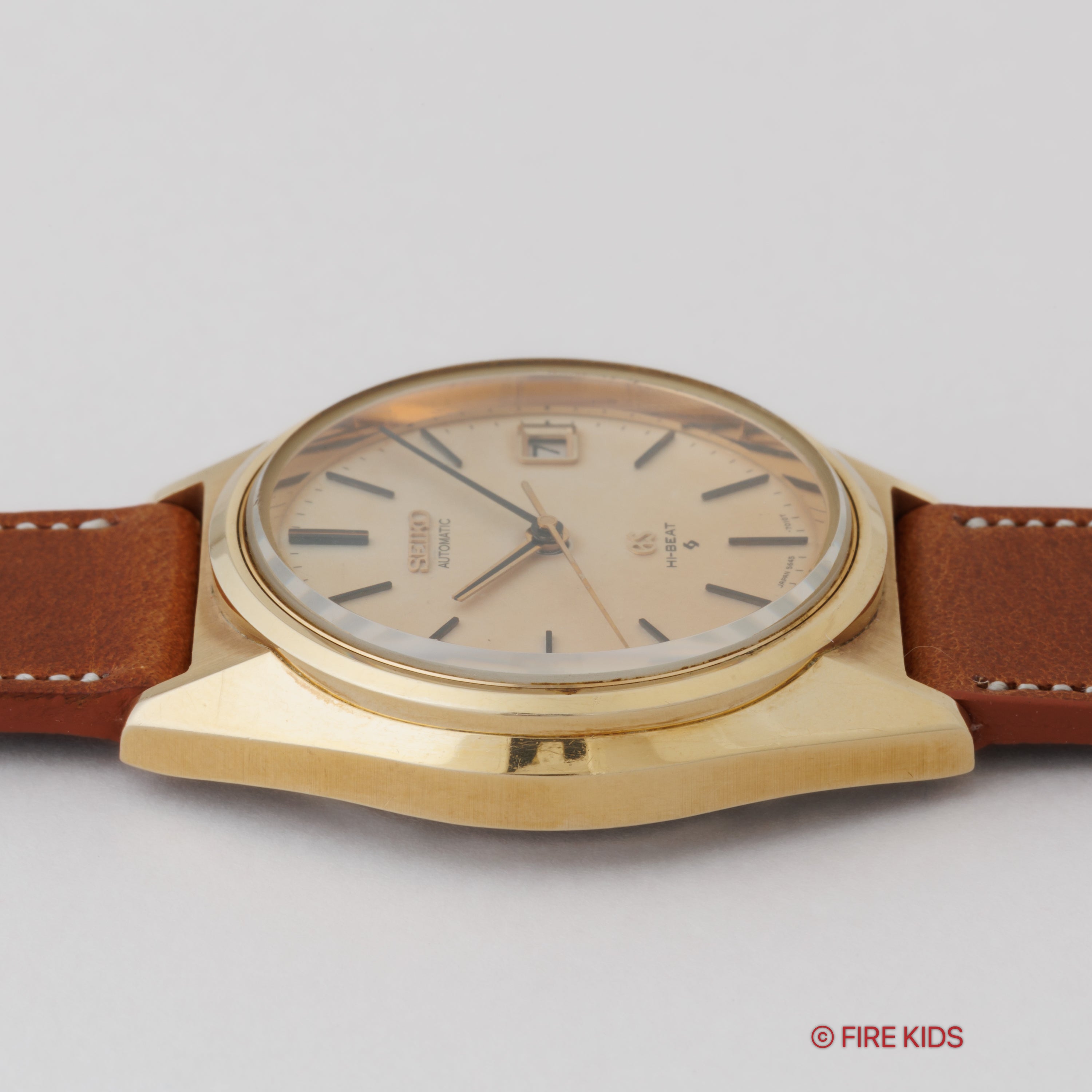 グランドセイコー 1970年製(昭和45年製) Ref.5645-7010 パティーナダイヤル 56GS ハイビート自動巻 CAPゴールド