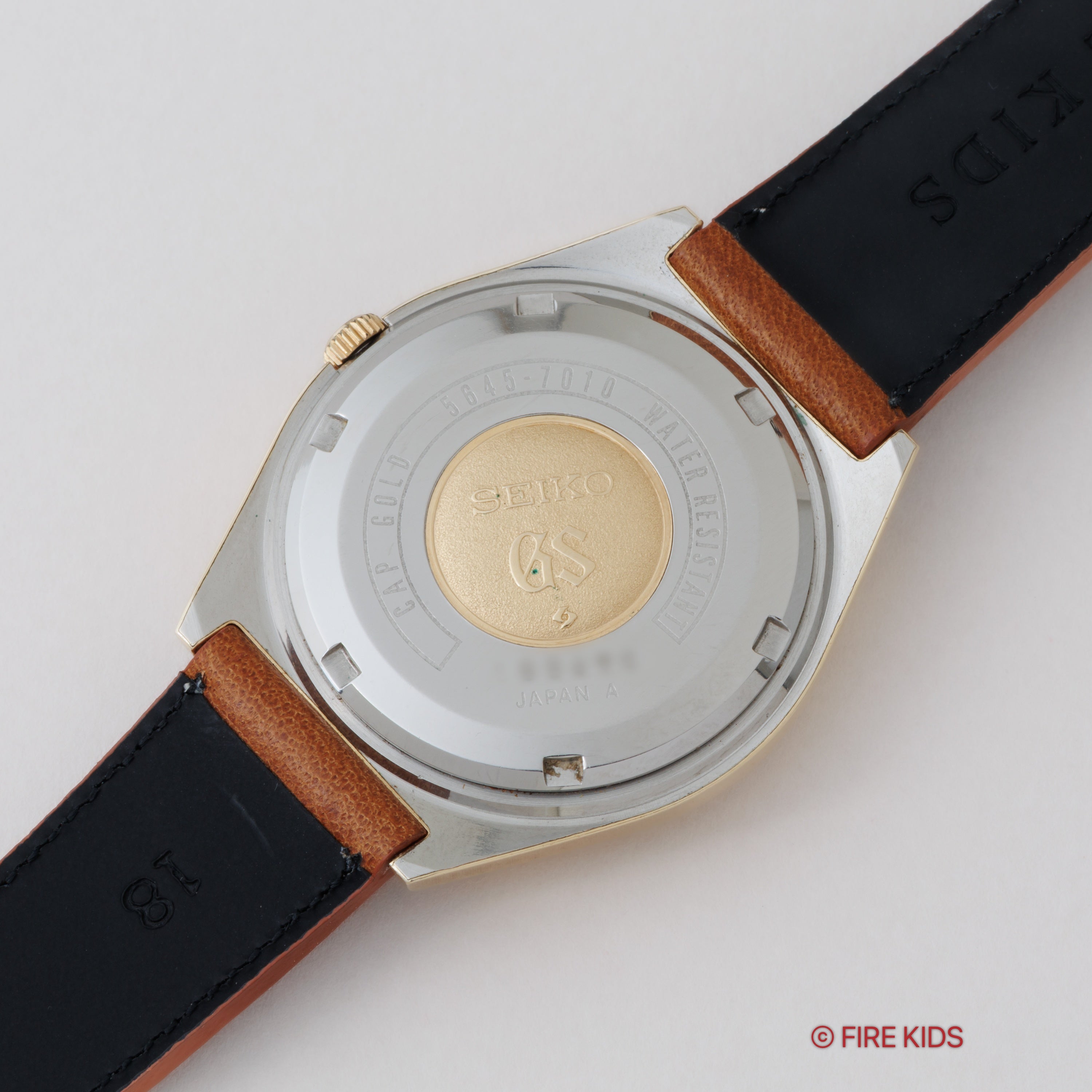 グランドセイコー 1970年製(昭和45年製) Ref.5645-7010 パティーナダイヤル 56GS ハイビート自動巻 CAPゴールド