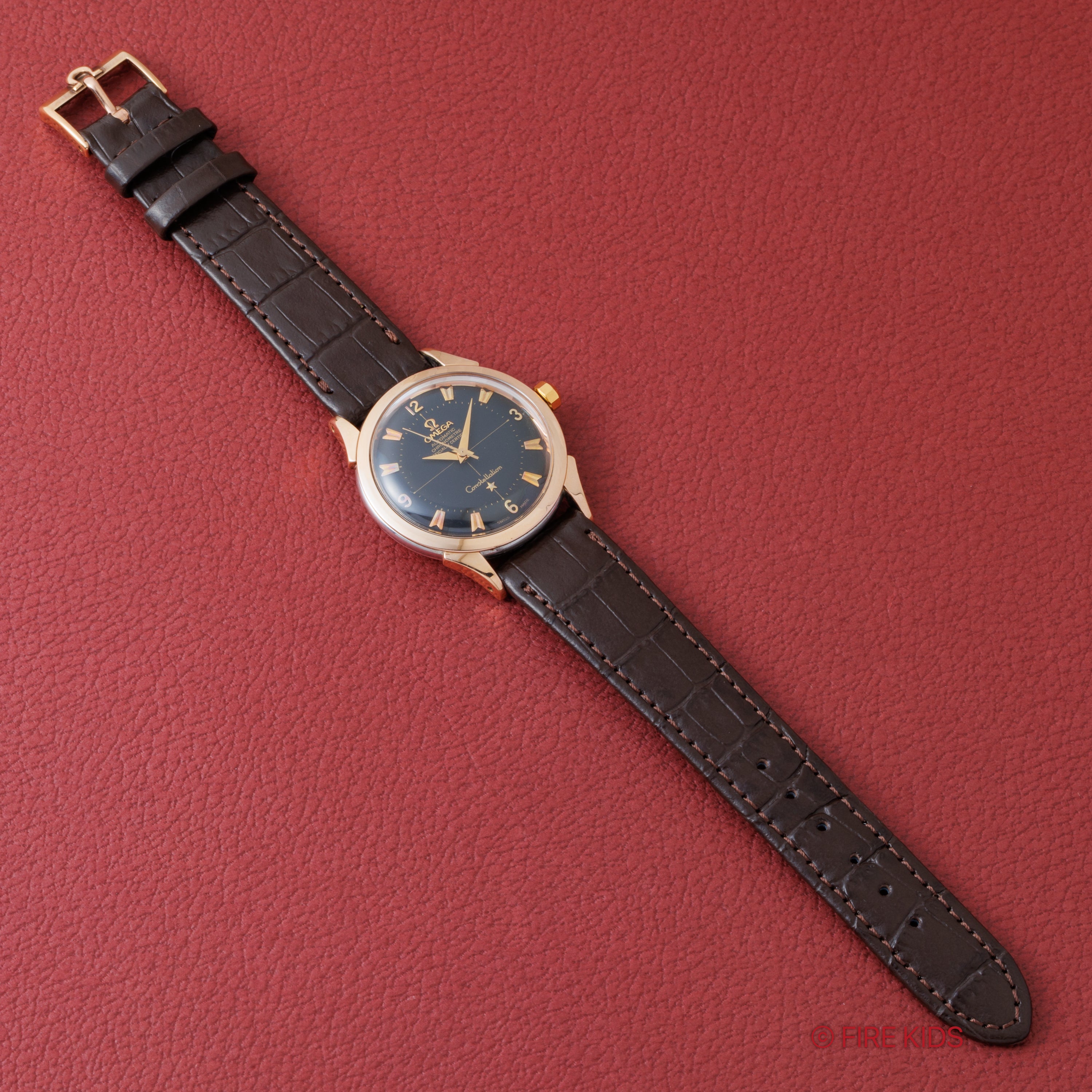 オメガ コンステレーション PGトップゴールドケース 1955年製 Ref.2852-4SC メーカーリダンダイヤル