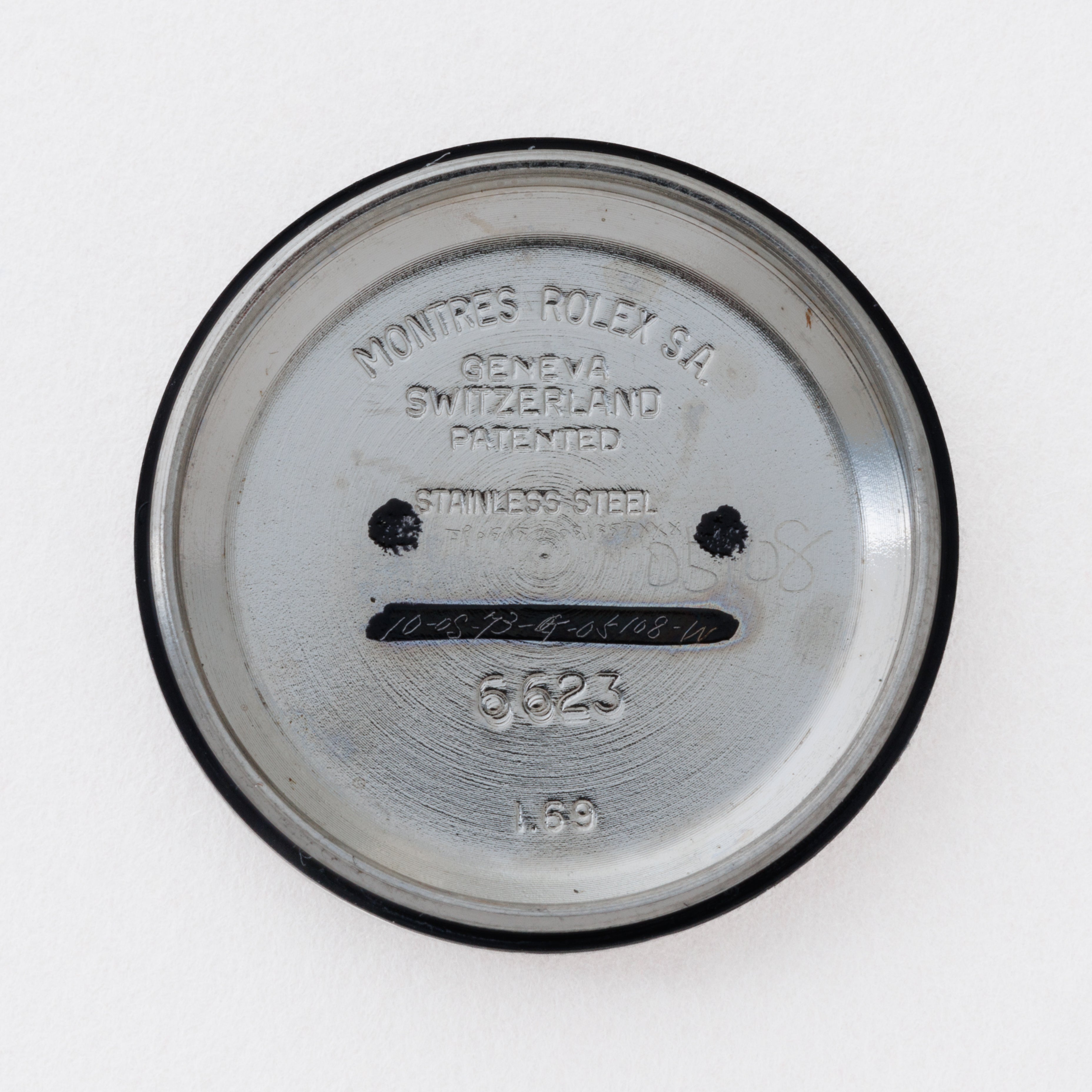 ロレックス レディース 1969年製 Ref.6618 オイスターパーペチュアル 純正尾錠付き