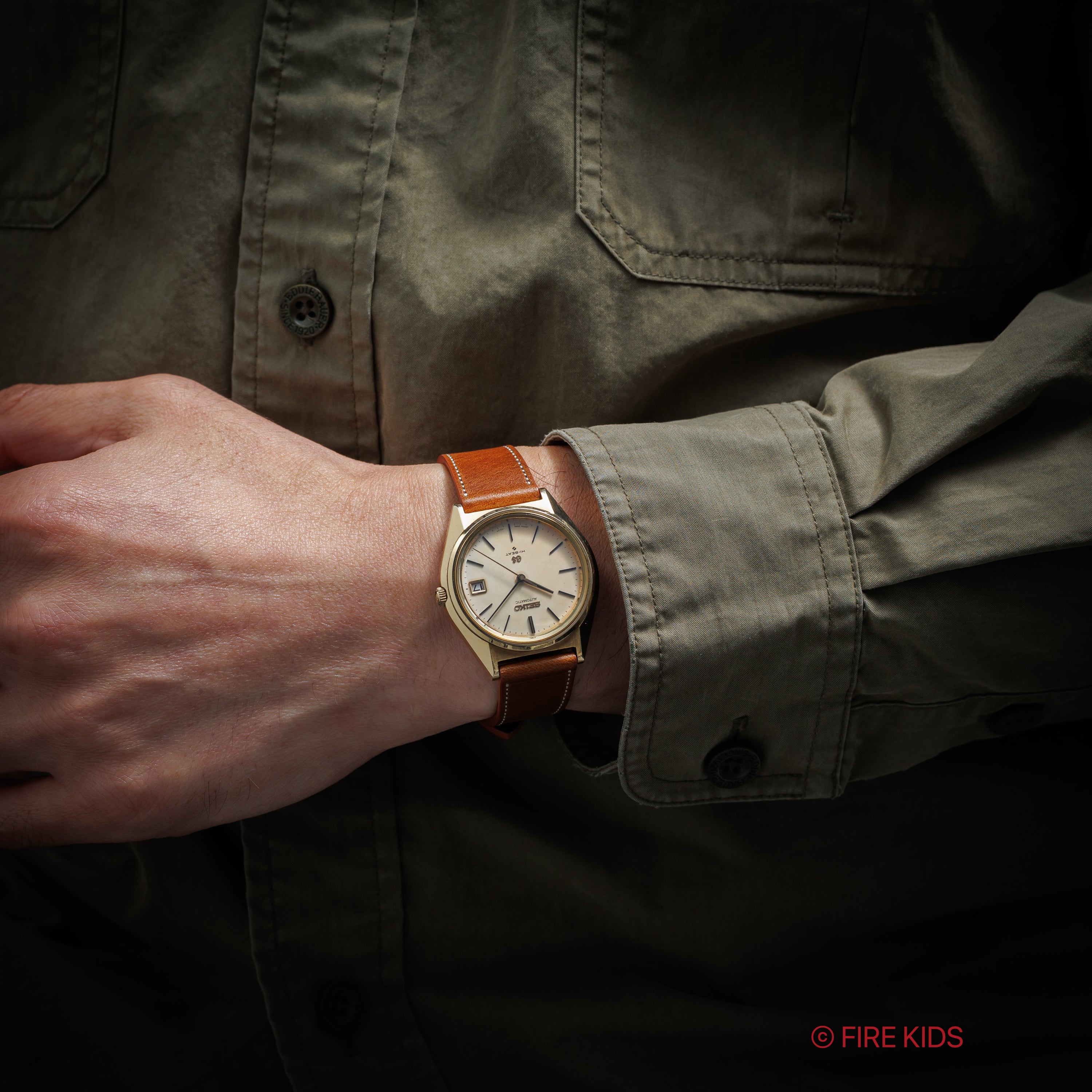 グランドセイコー 1970年製(昭和45年製) Ref.5645-7010 パティーナダイヤル 56GS ハイビート自動巻 CAPゴールド