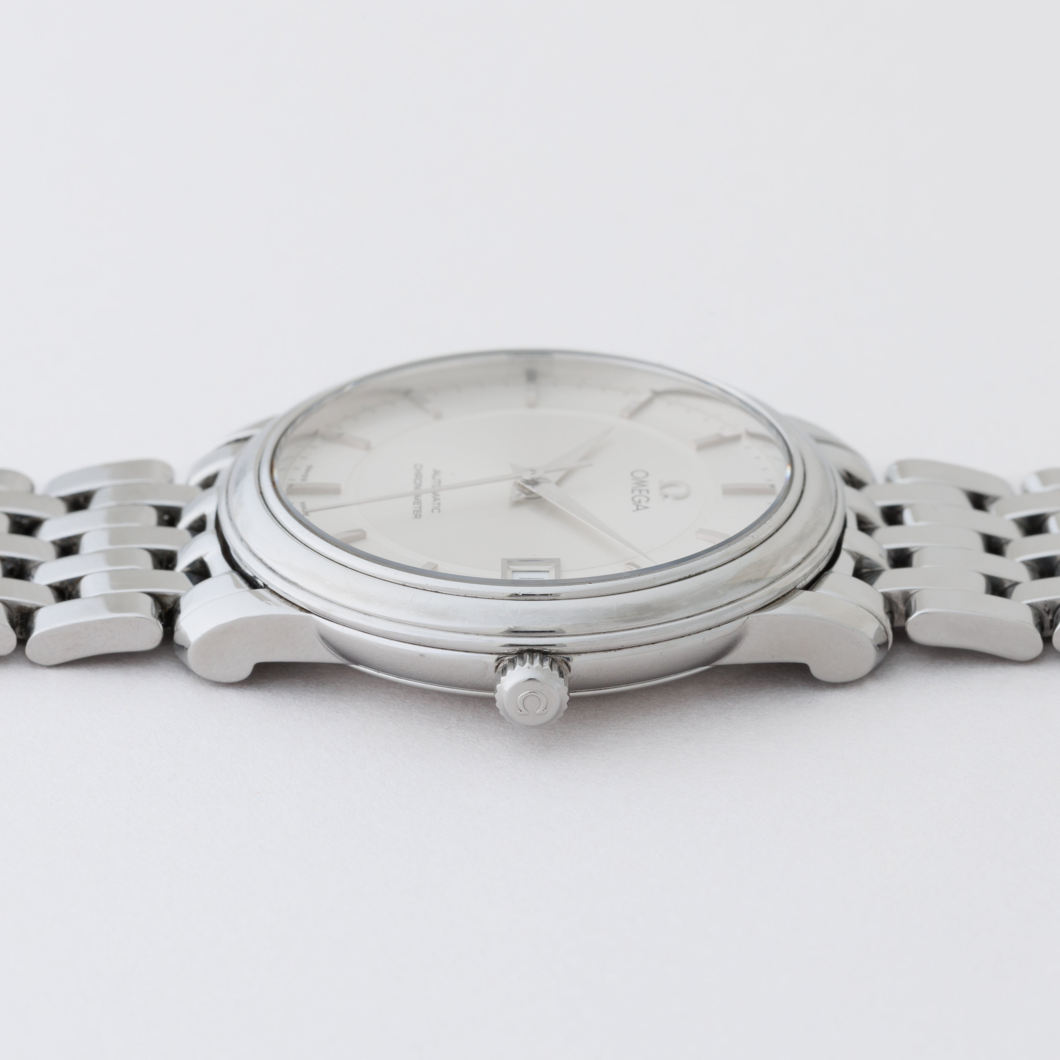 オメガ デ・ヴィル プレステージ 自動巻きクロノメーター1986~88年製 ステンレス ブレス付き