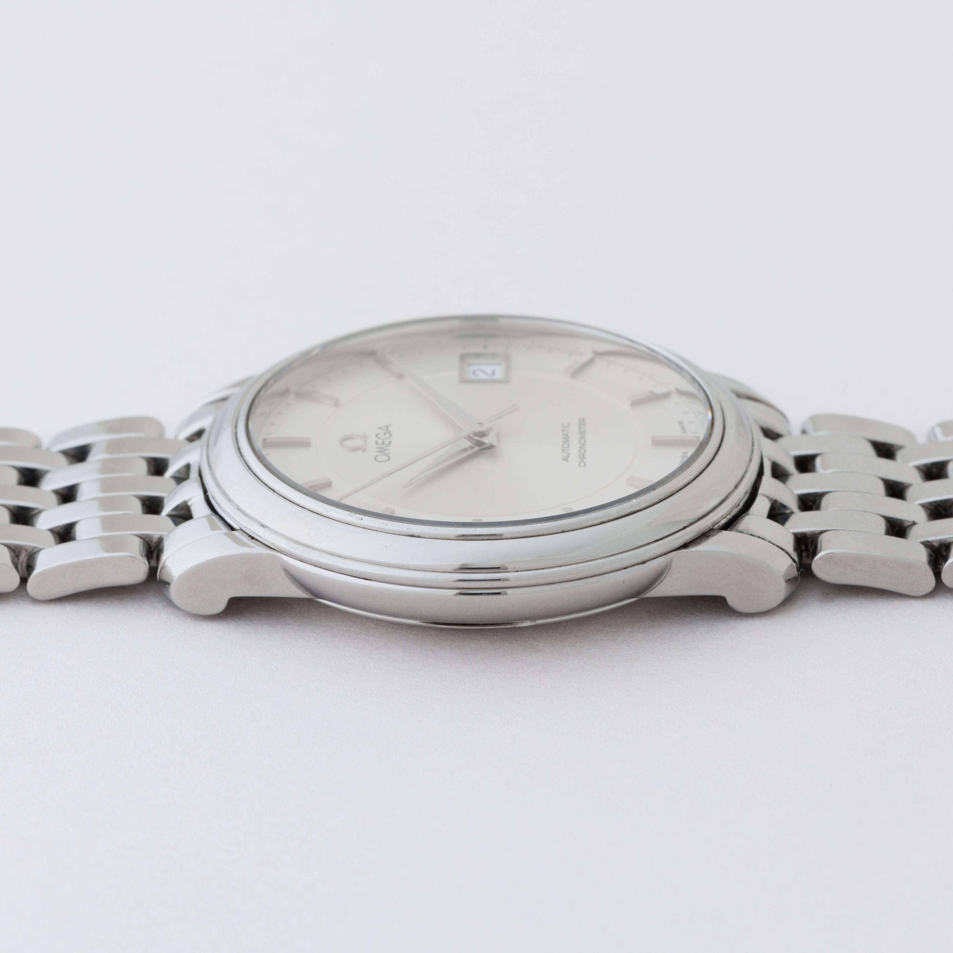 オメガ デ・ヴィル プレステージ 自動巻きクロノメーター1986~88年製 ステンレス ブレス付き