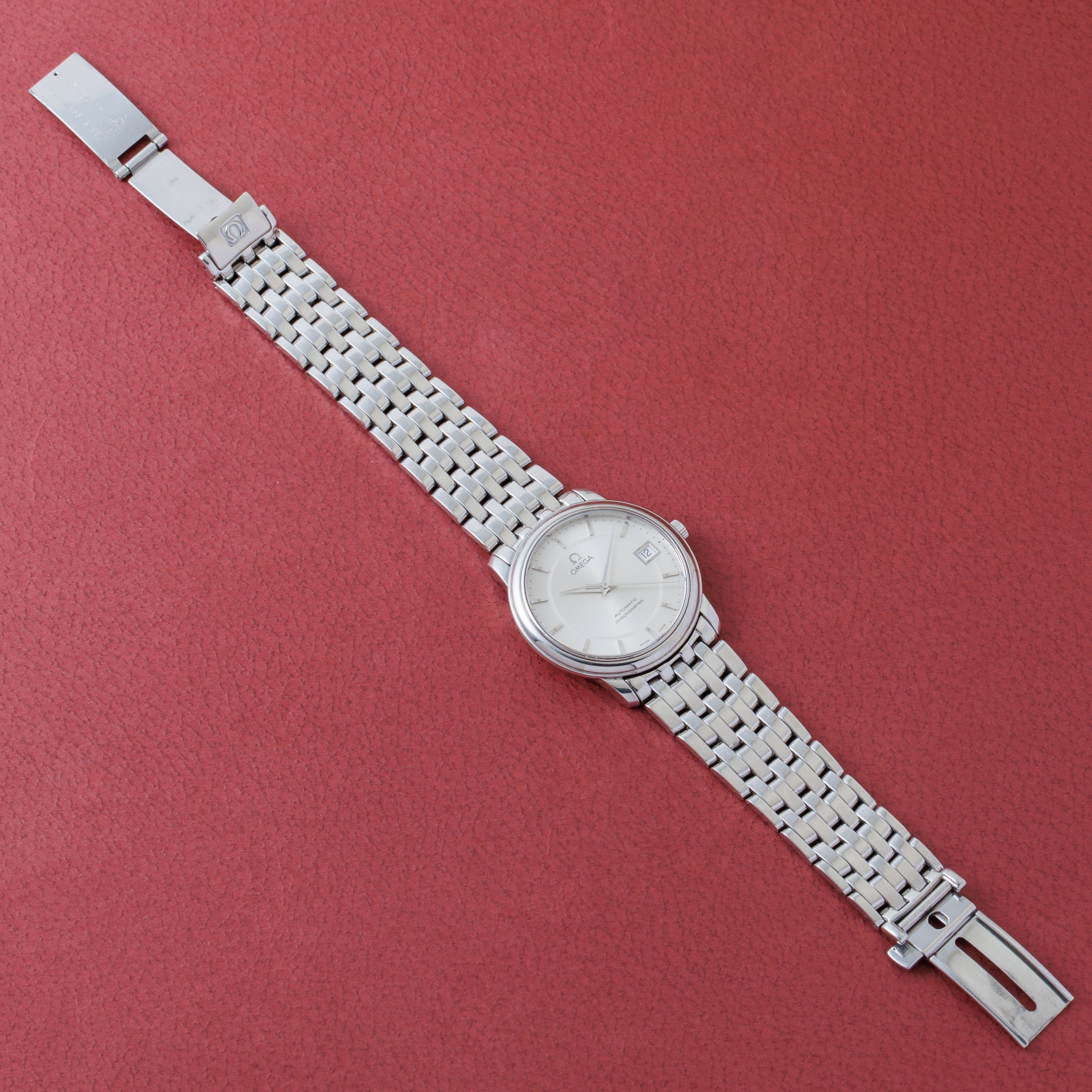 オメガ デ・ヴィル プレステージ 自動巻きクロノメーター1986~88年製 ステンレス ブレス付き