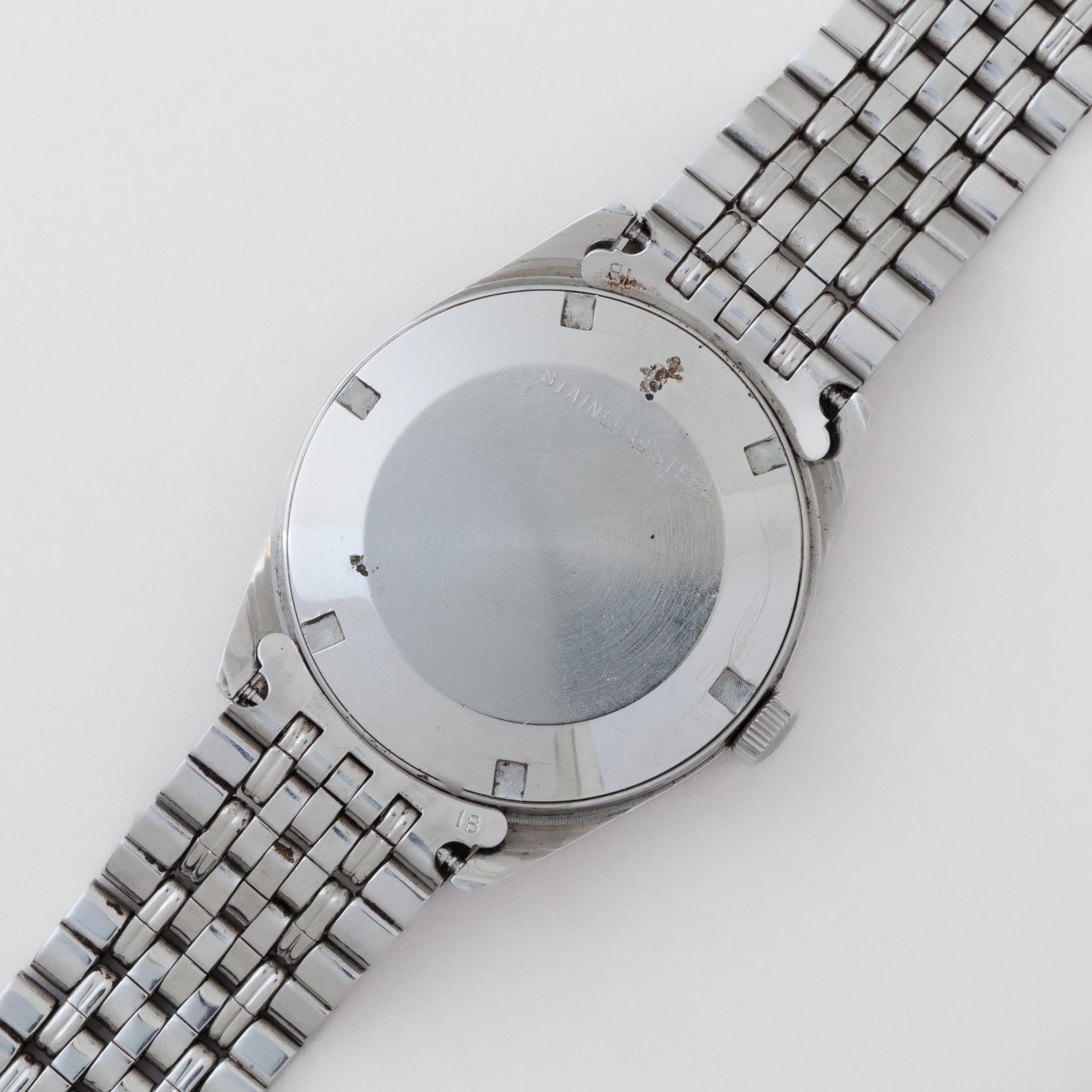 IWC ラウンドケース グレーダイヤル 手巻きCal.89 Ref.810 1970年製/昭和45年製 純正ステンレスブレス付き