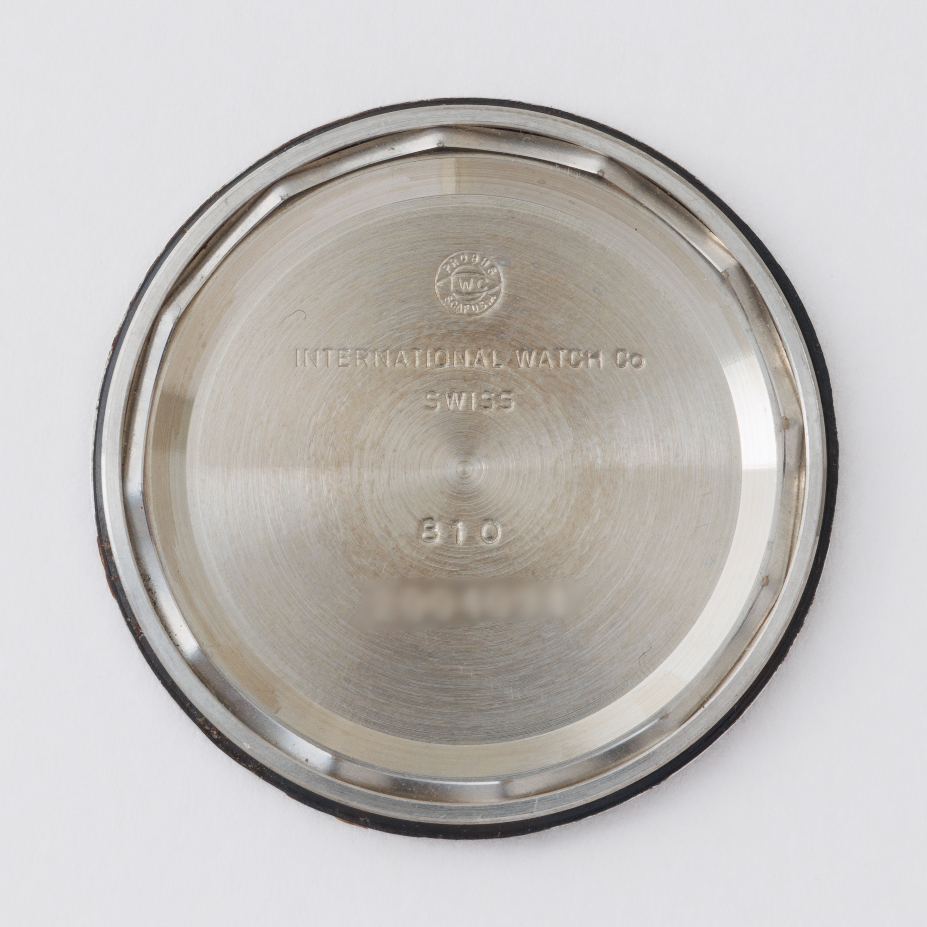 IWC ラウンドケース グレーダイヤル 手巻きCal.89 Ref.810 1970年製/昭和45年製 純正ステンレスブレス付き