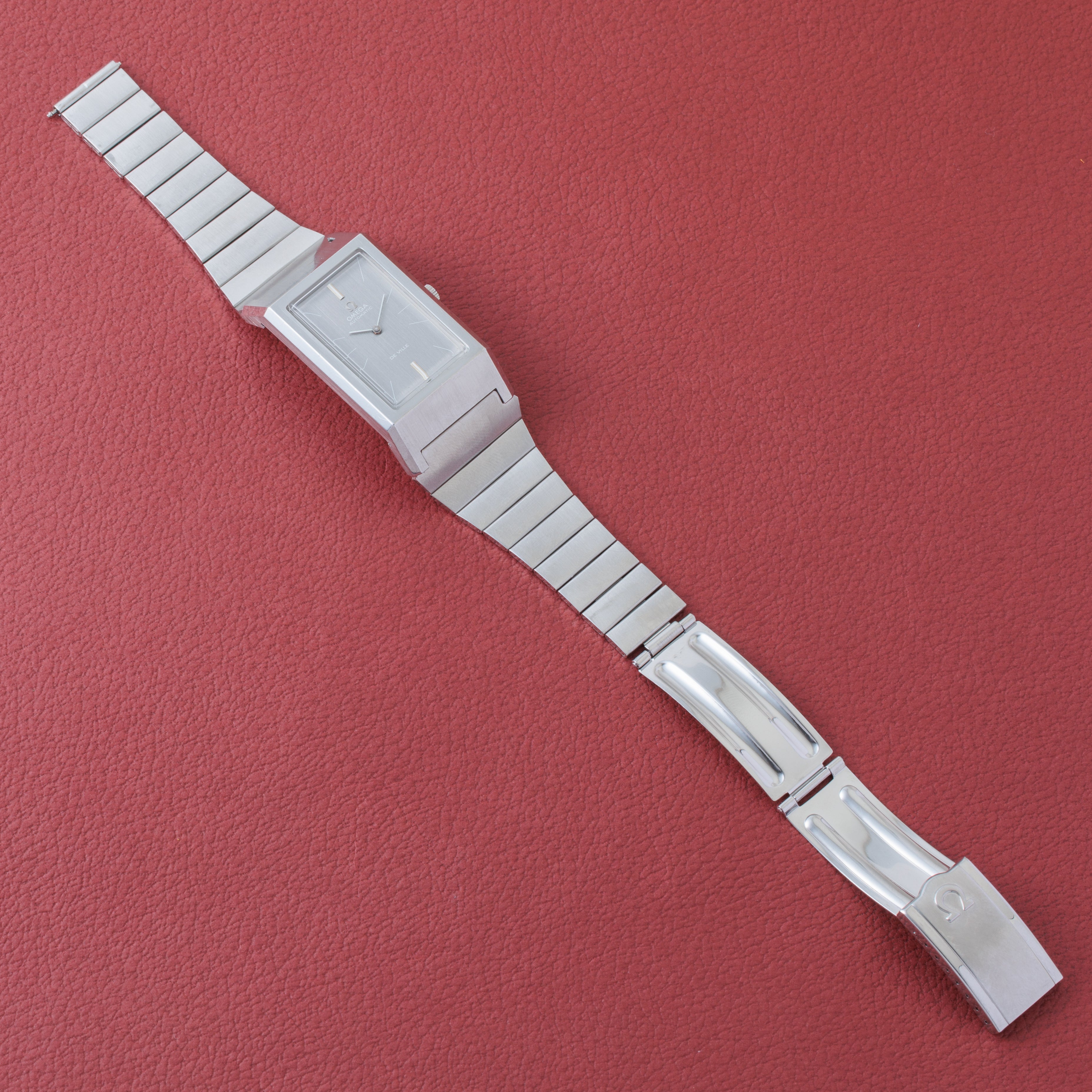 オメガ デ・ヴィル 1971年製 レクタンギュラー Ref.155.000 箱、ギャラ付き