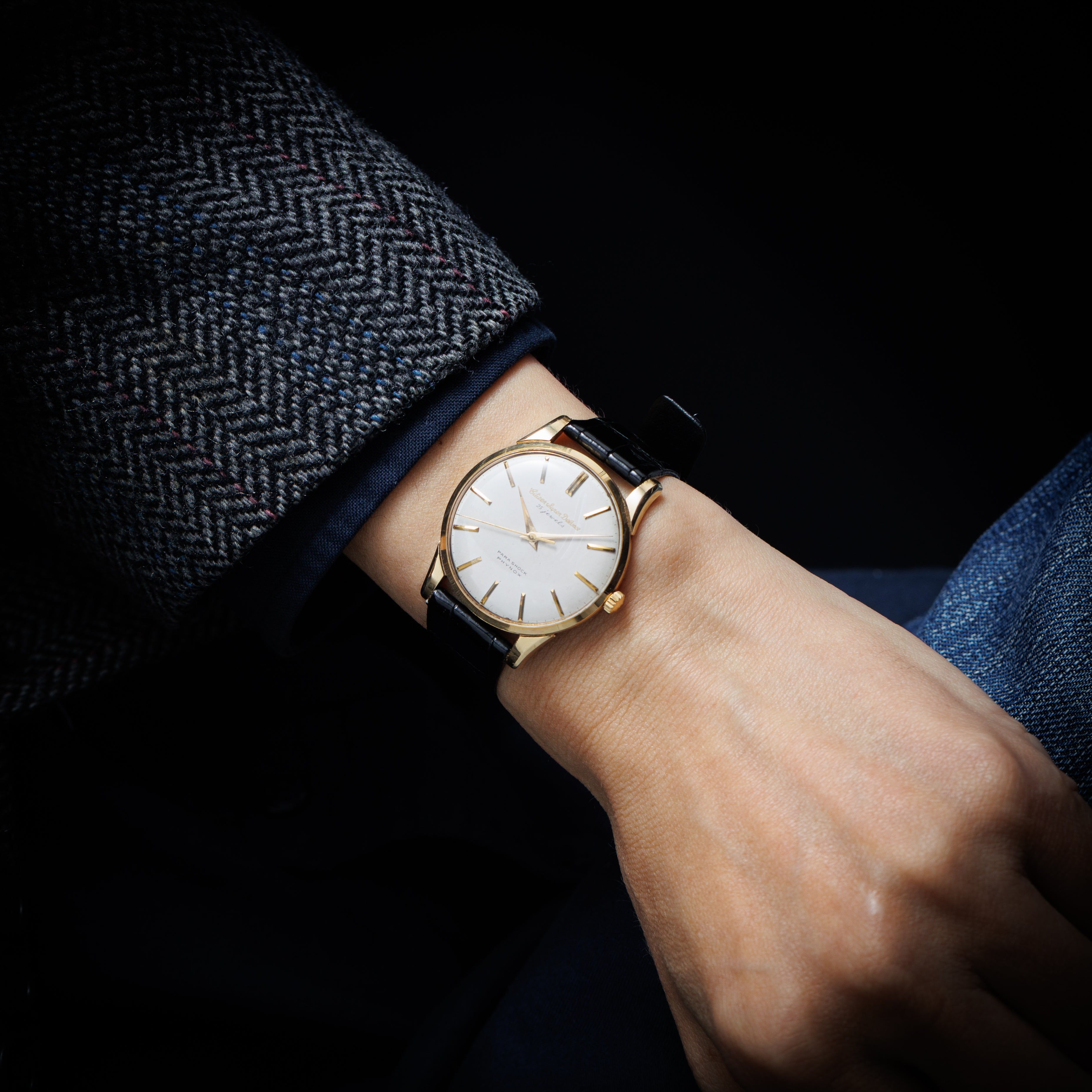 シチズン 18金無垢スーパーデラックス 1960年代前半製 Ref.15002 純正尾錠