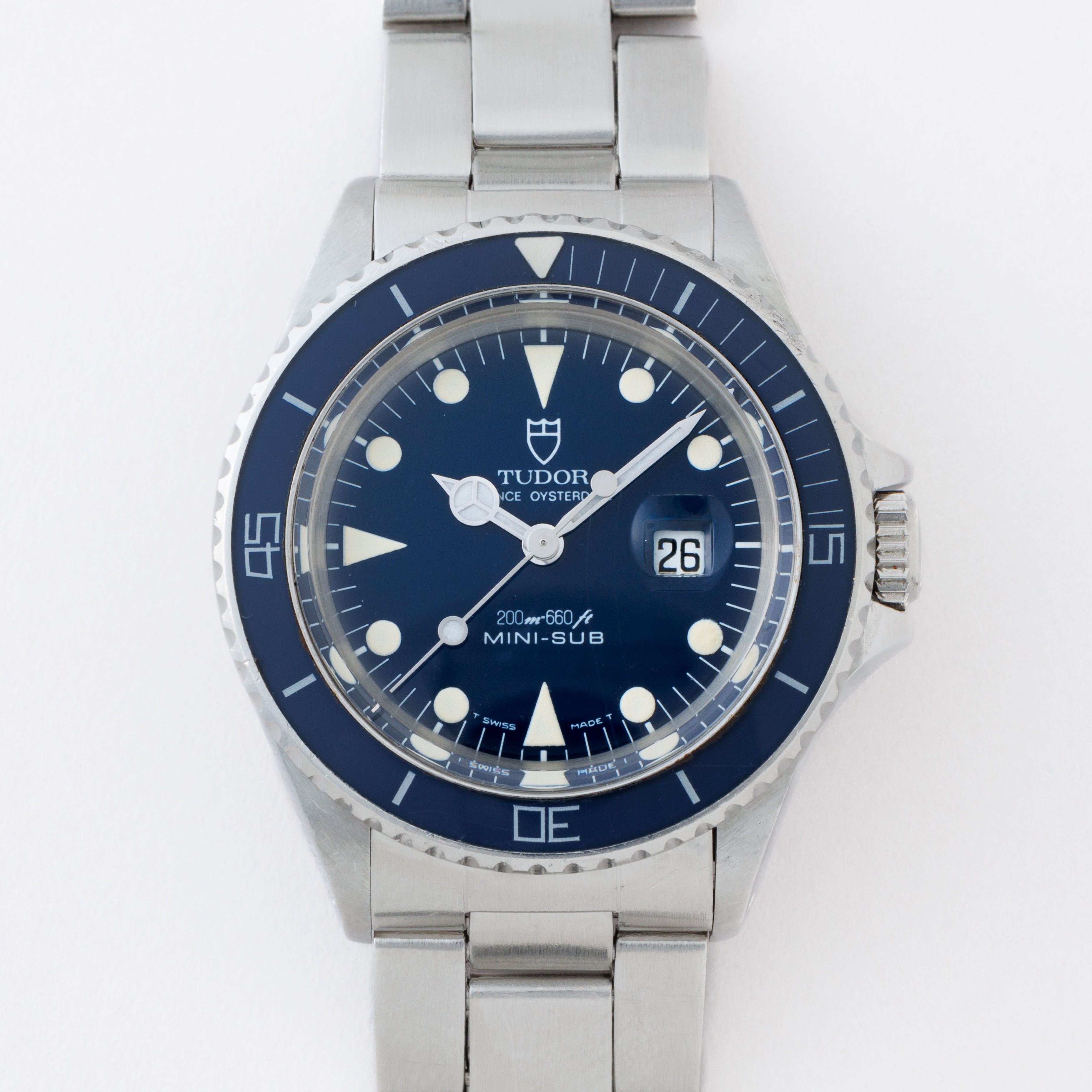 チューダー ミニサブ 1989年製 Ref.73090 ブルーダイヤル
