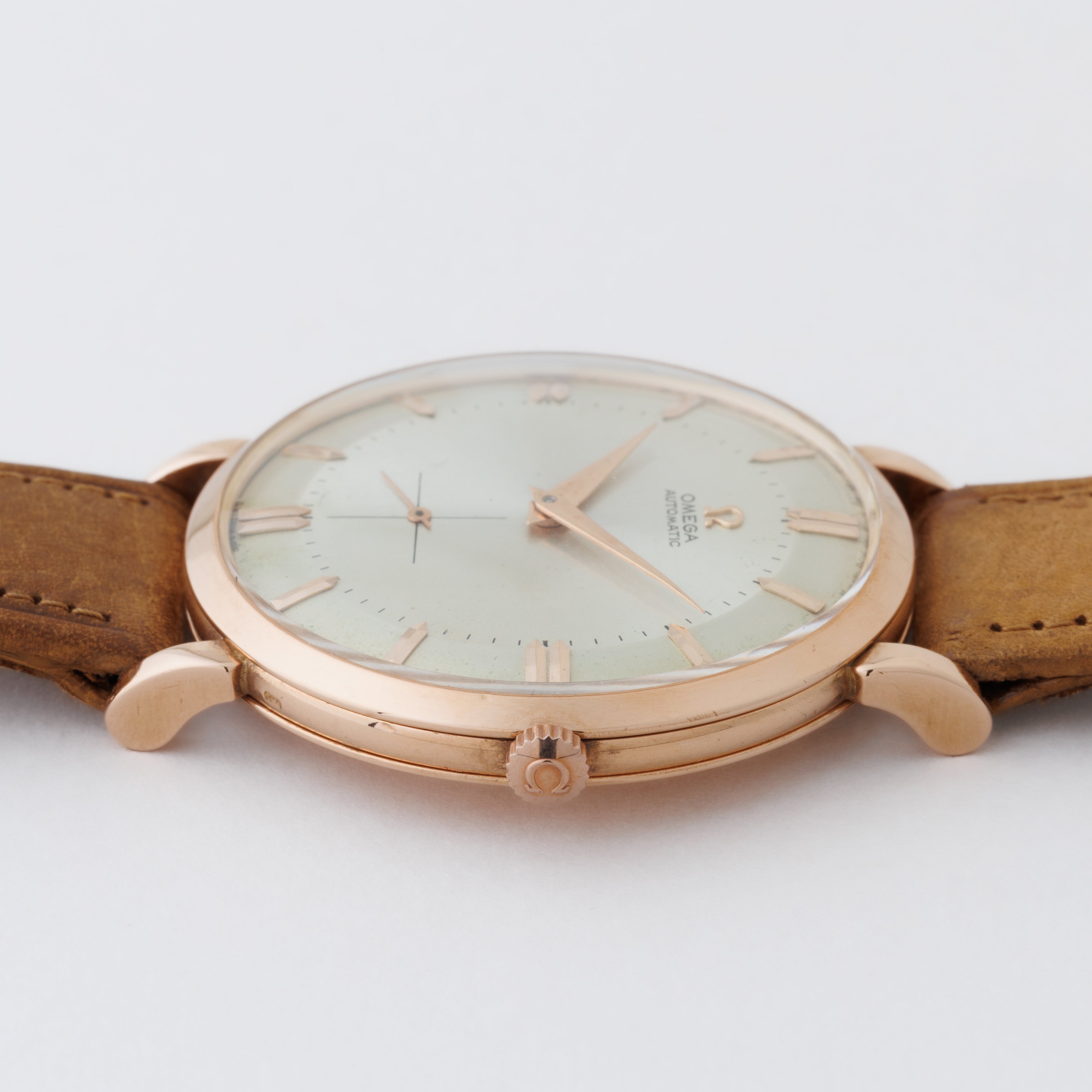 オメガ 18金無垢ピンクゴールド バンパーオートマチック 1950年製/昭和25年製 Cal.332 スモールセコンド