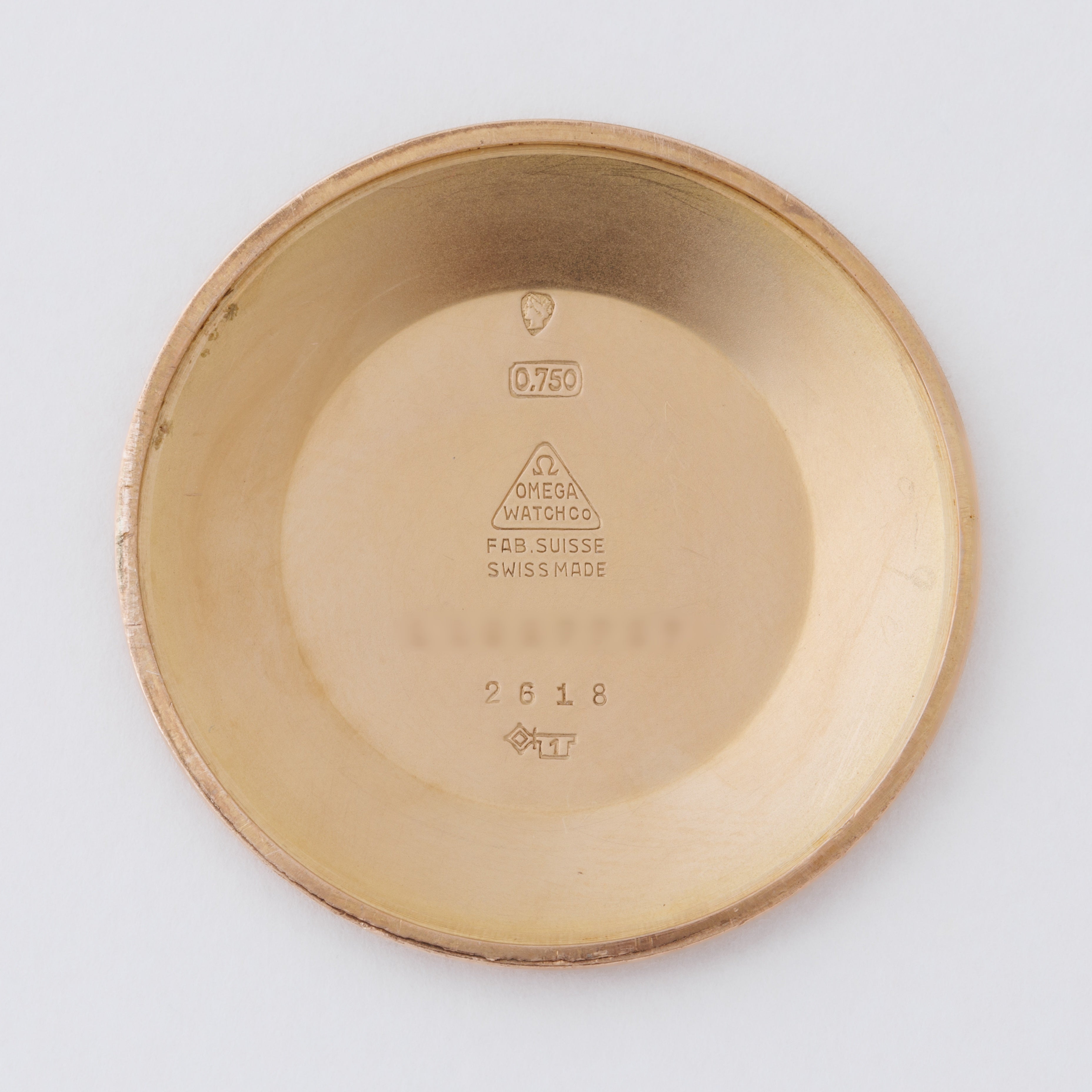 オメガ 18金無垢ピンクゴールド バンパーオートマチック 1950年製/昭和25年製 Cal.332 スモールセコンド