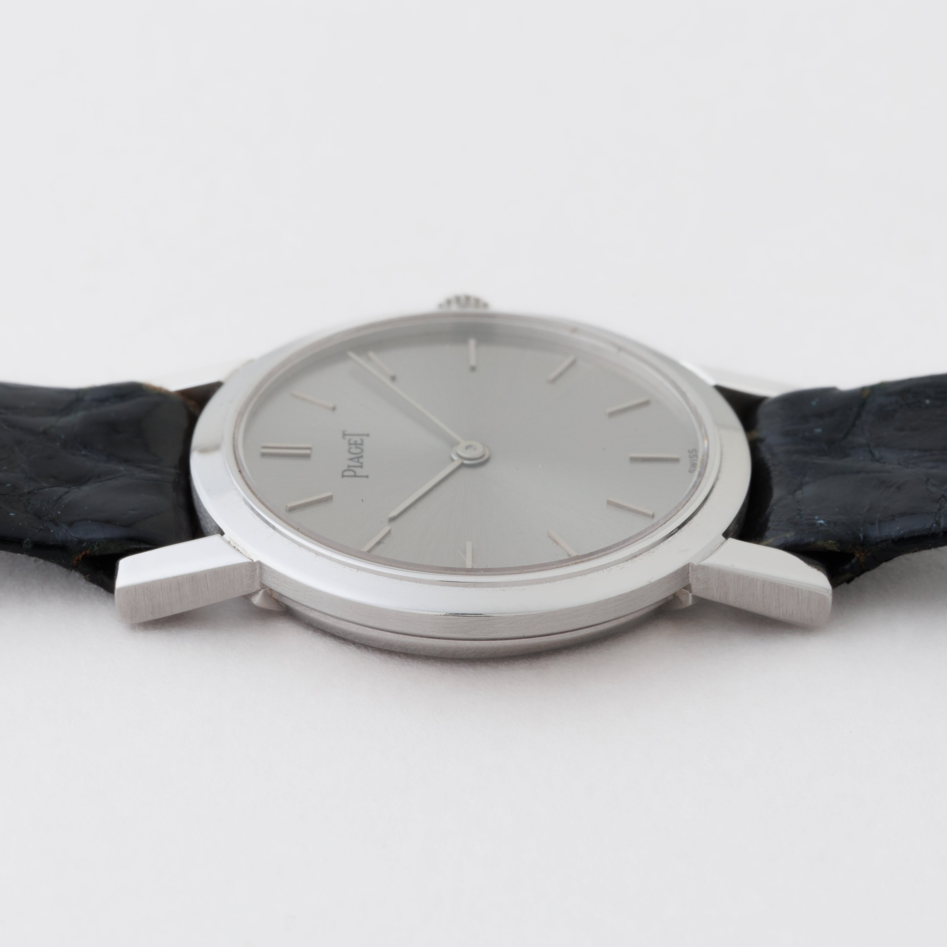 ピアジェ 18KWG 1980年代製 レディースモデル 純正尾錠付き 手巻き