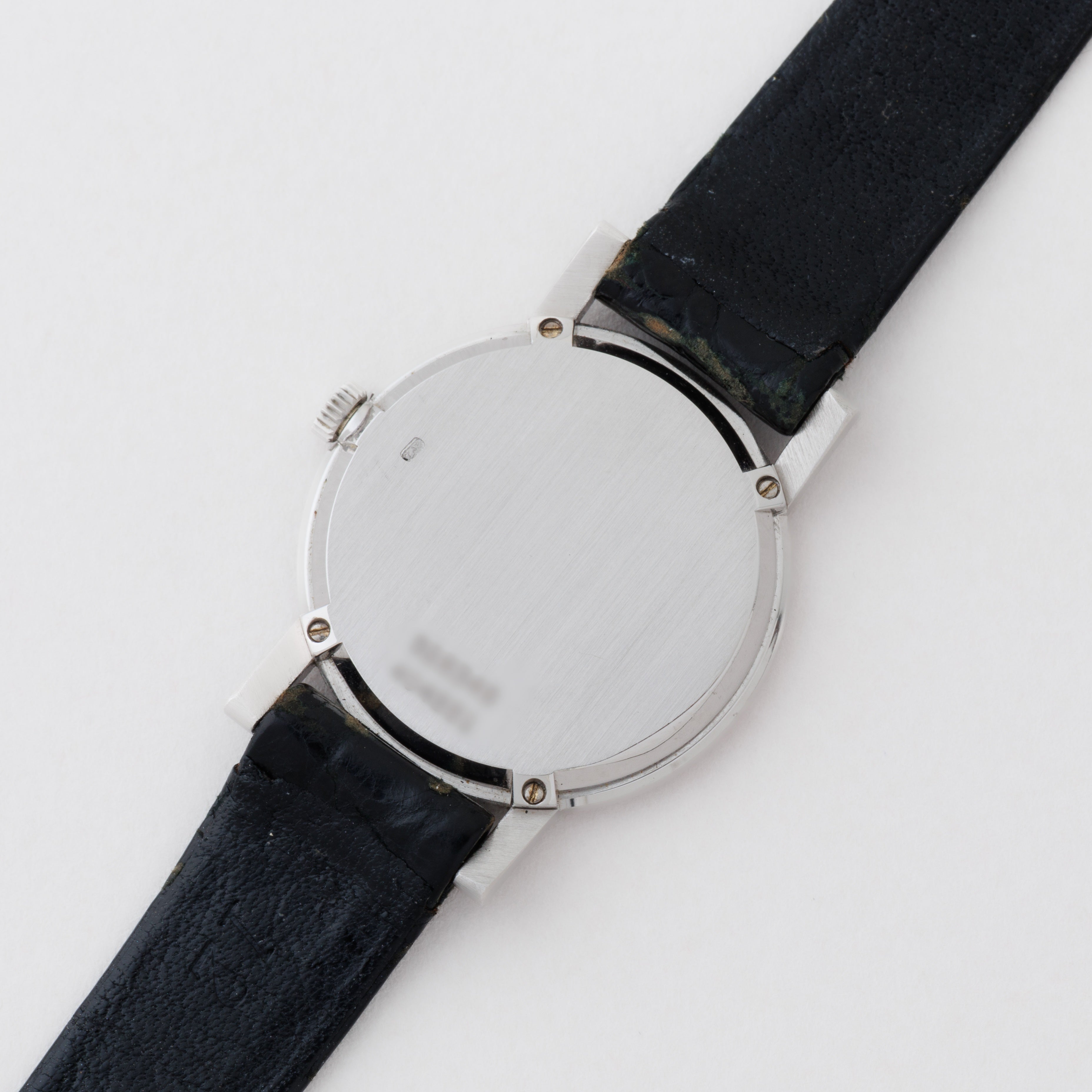 ピアジェ 18KWG 1980年代製 レディースモデル 純正尾錠付き 手巻き