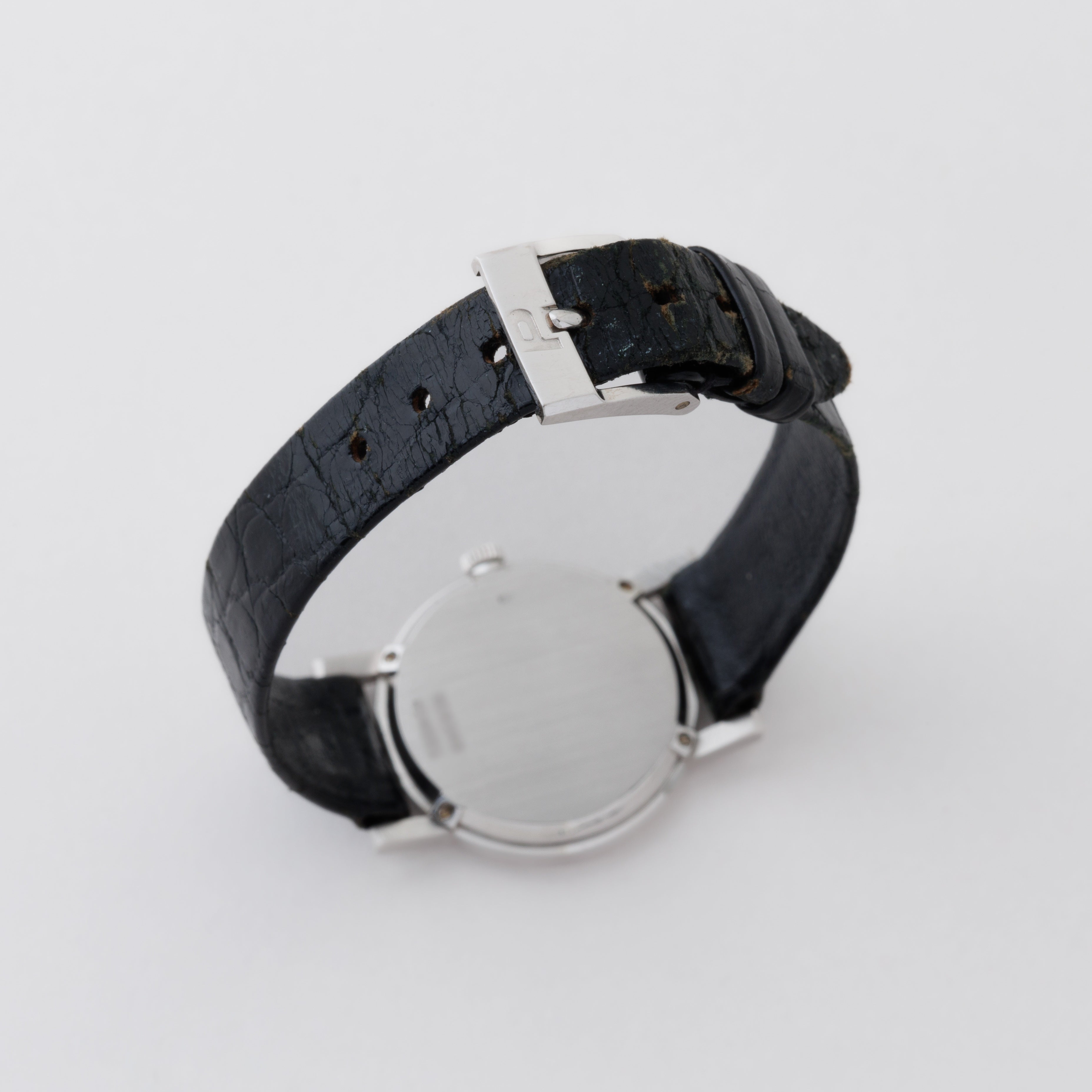 ピアジェ 18KWG 1980年代製 レディースモデル 純正尾錠付き 手巻き