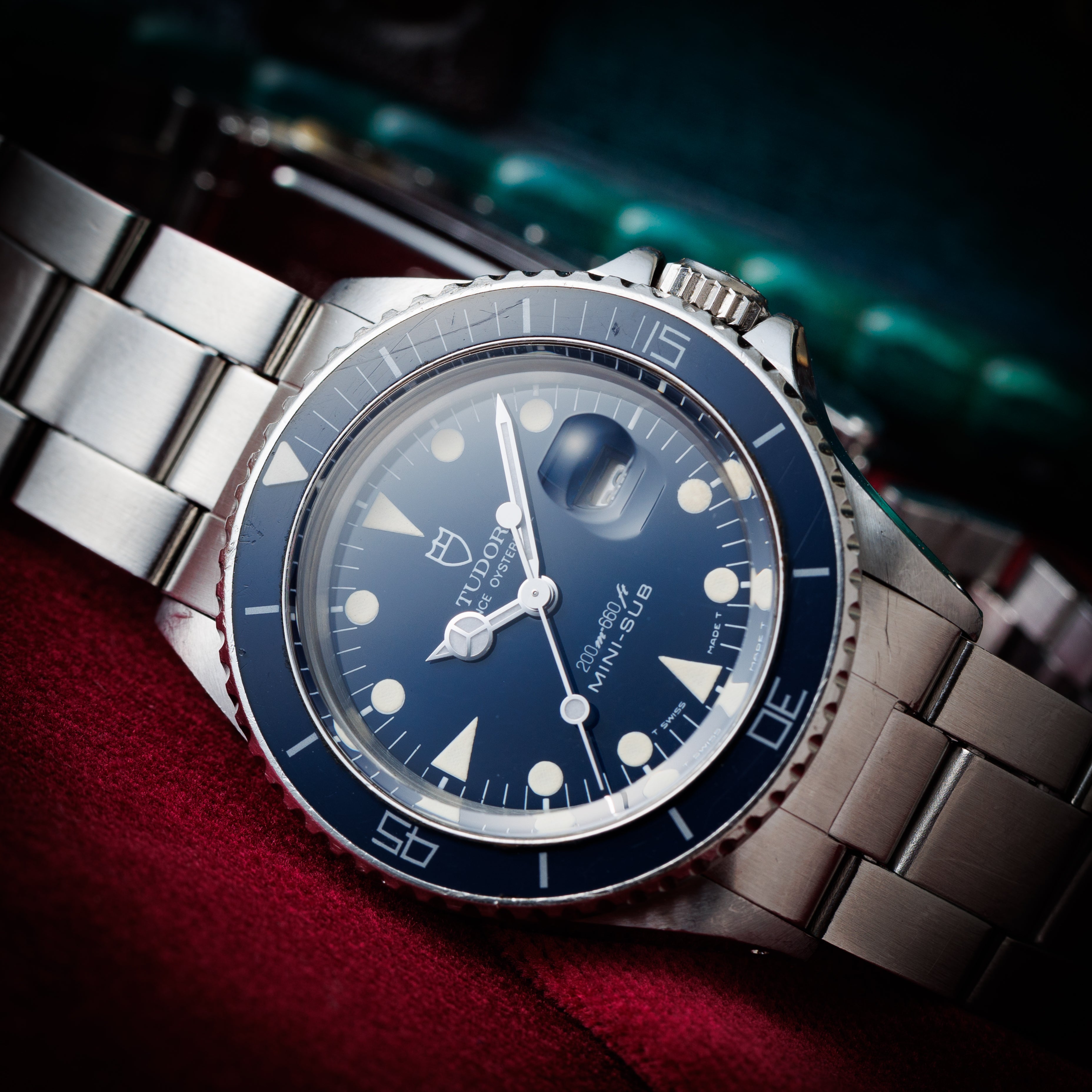 チューダー ミニサブ 1989年製 Ref.73090 ブルーダイヤル