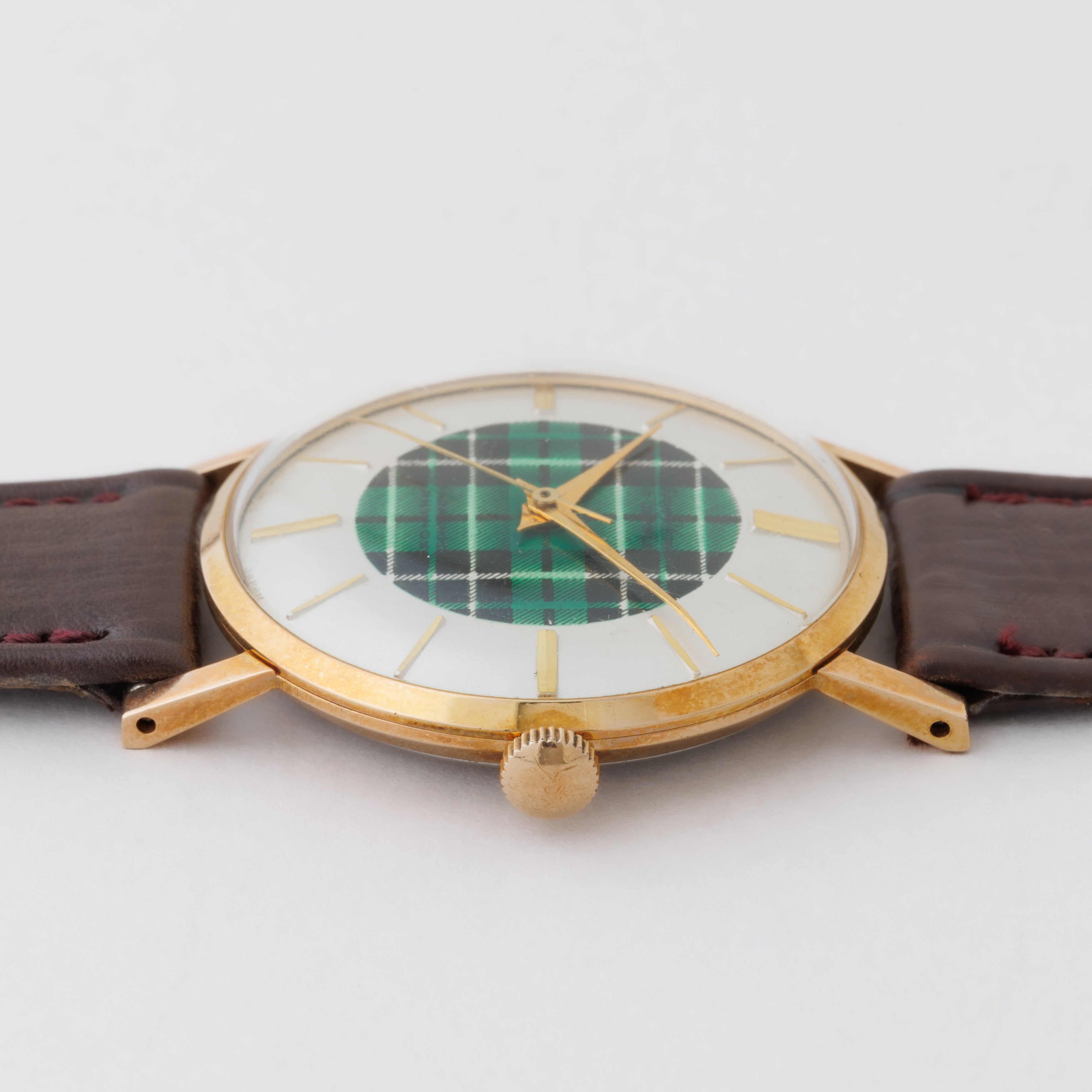 シチズン ホーマー 1961年製 Ref.HO 140302 手巻き C.G.P. グリーンチェックダイヤル 純正尾錠付き