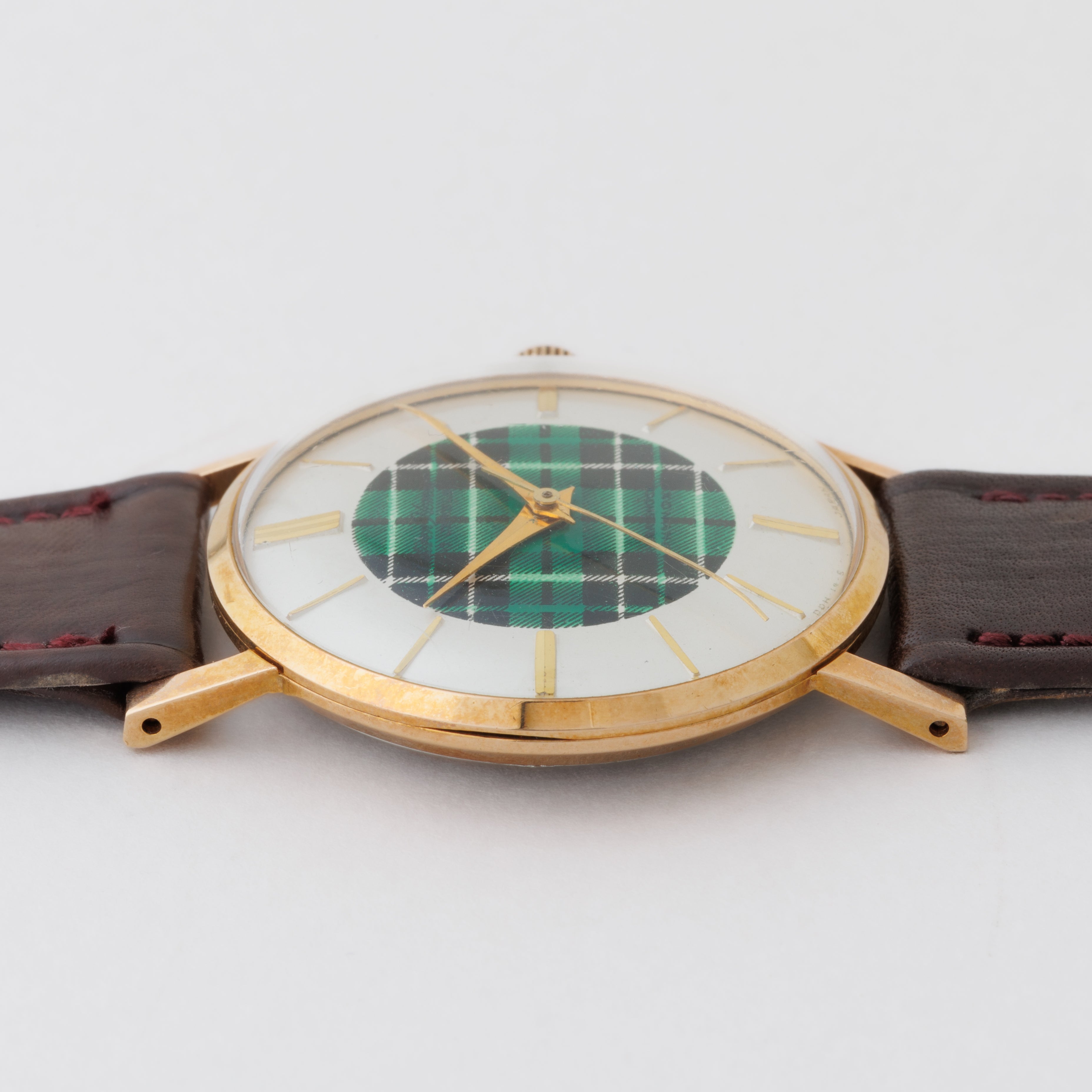 シチズン ホーマー 1961年製 Ref.HO 140302 手巻き C.G.P. グリーンチェックダイヤル 純正尾錠付き