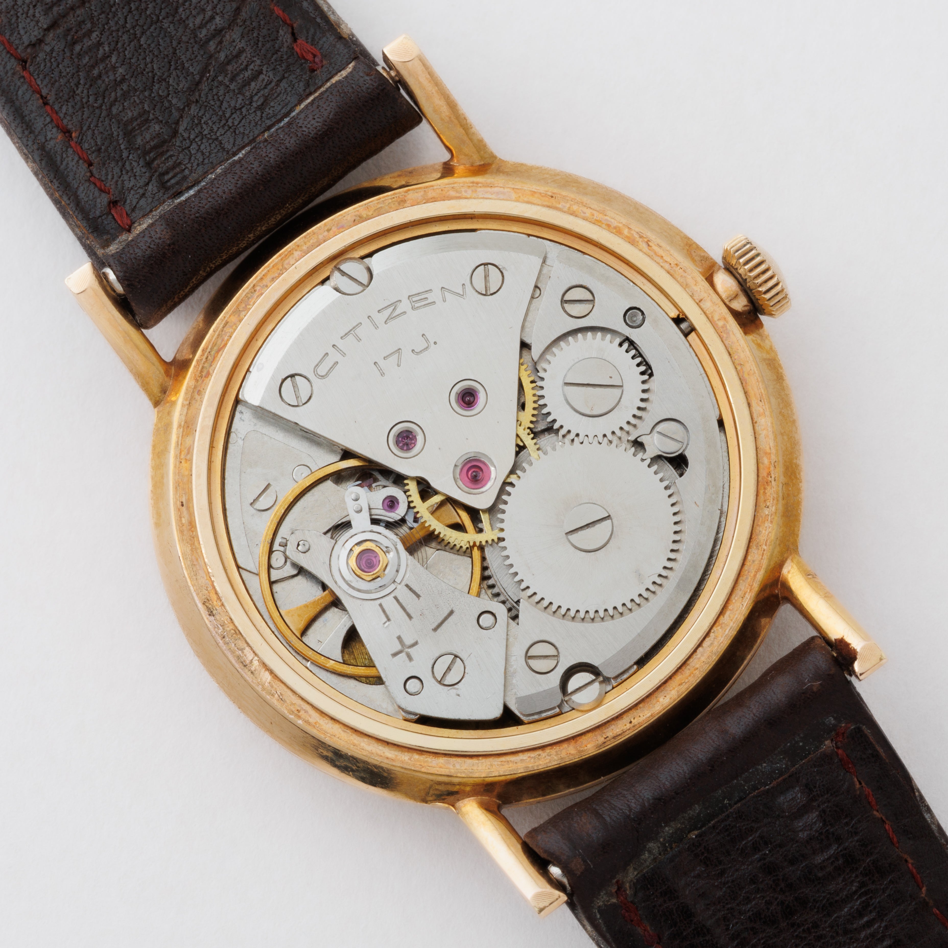 シチズン ホーマー 1961年製 Ref.HO 140302 手巻き C.G.P. グリーンチェックダイヤル 純正尾錠付き