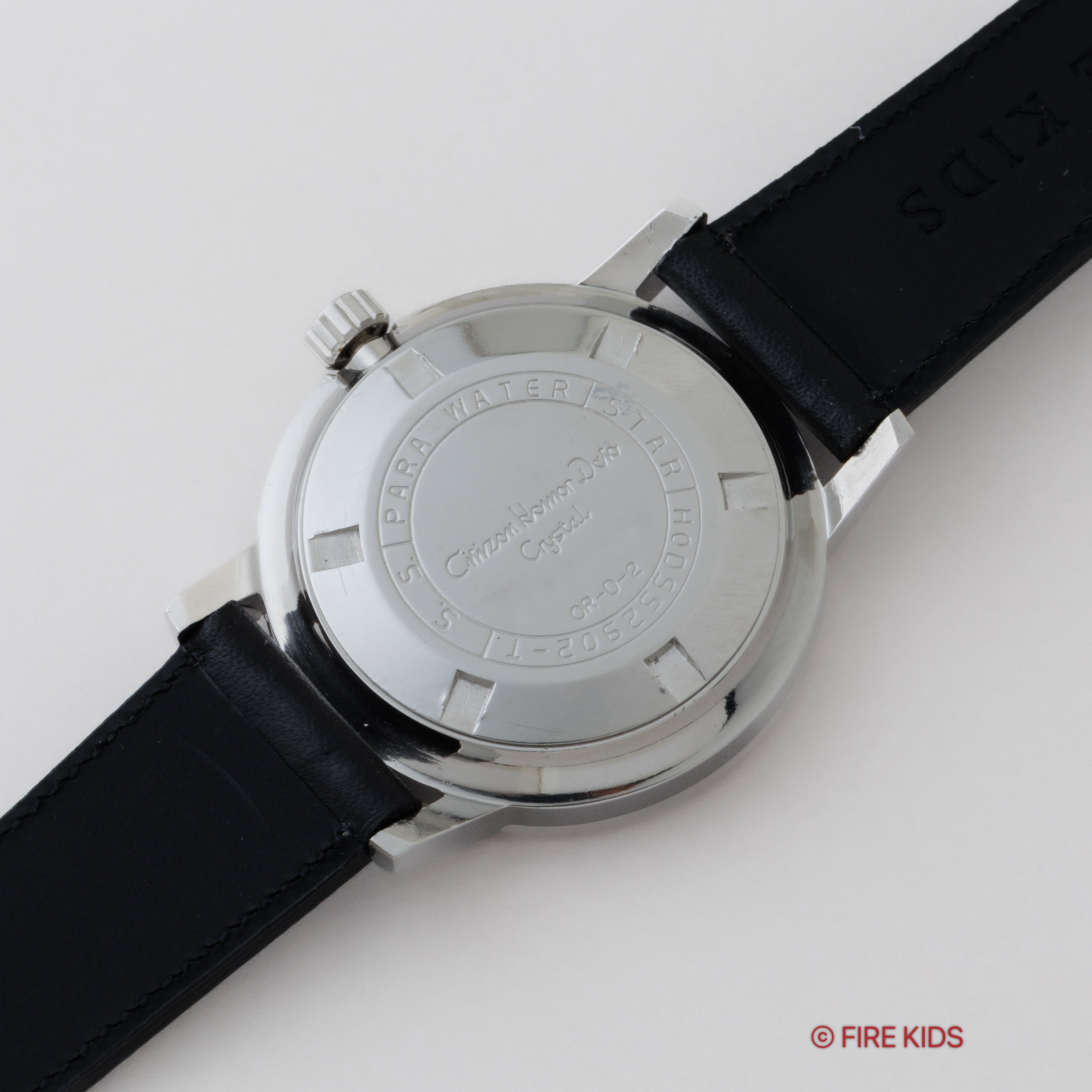 シチズン ホーマーデイト 1967年製 クリスタル ブラックダイヤル 手巻